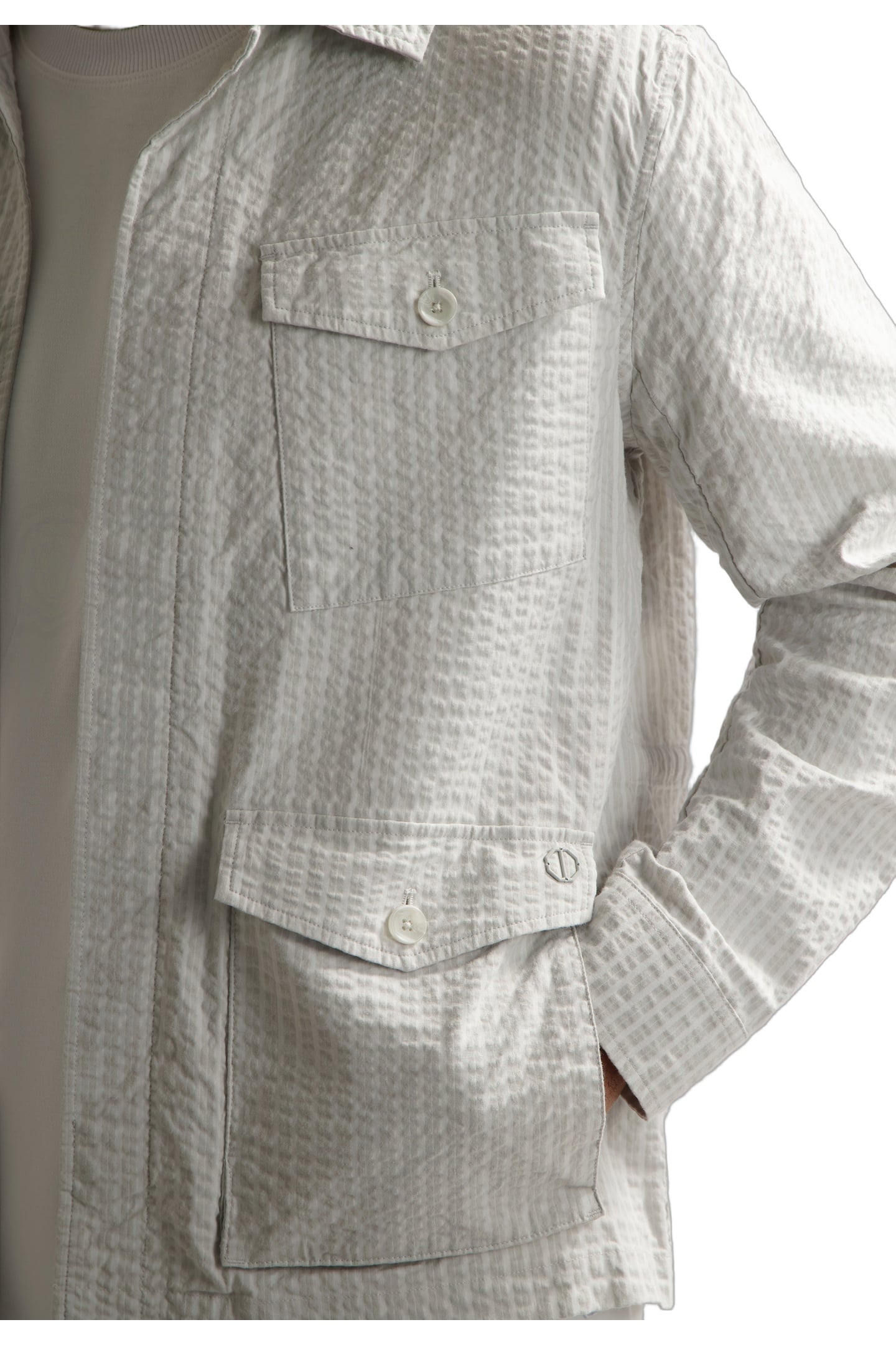 DS-ALCIE SAFARI JACKET SILVER BIRCH 6