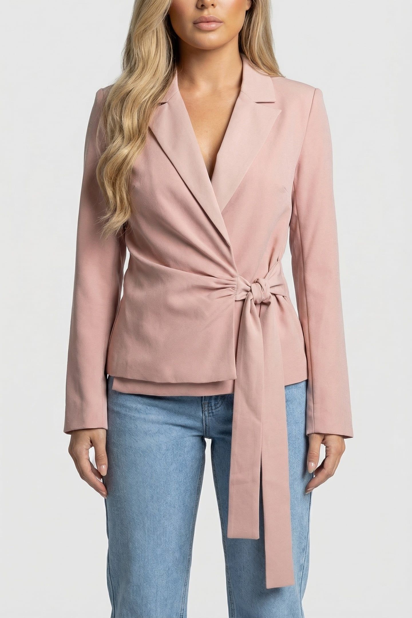 MARCIANO BY GUESS VITTORIA WRAP BLAZER ROSE BLISS 1