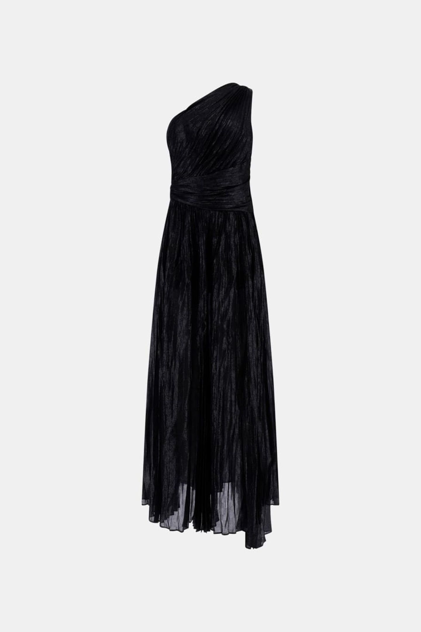 MARCIANO BY GUESS STEPHANY GOWN SHINY BLACK FOIL 3