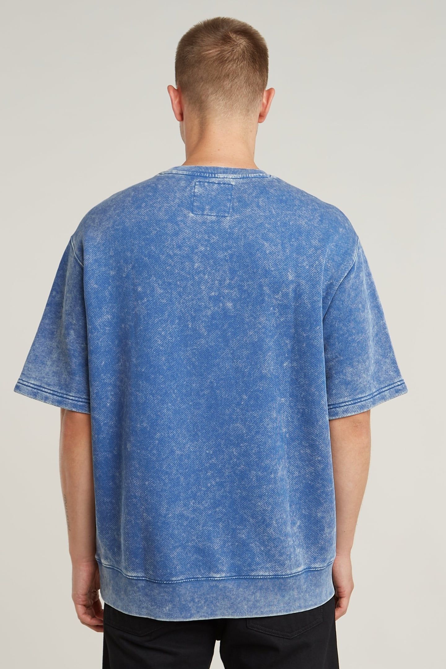ACID WASH LOOSE SW S/S ACID DUTCH BLUE 3