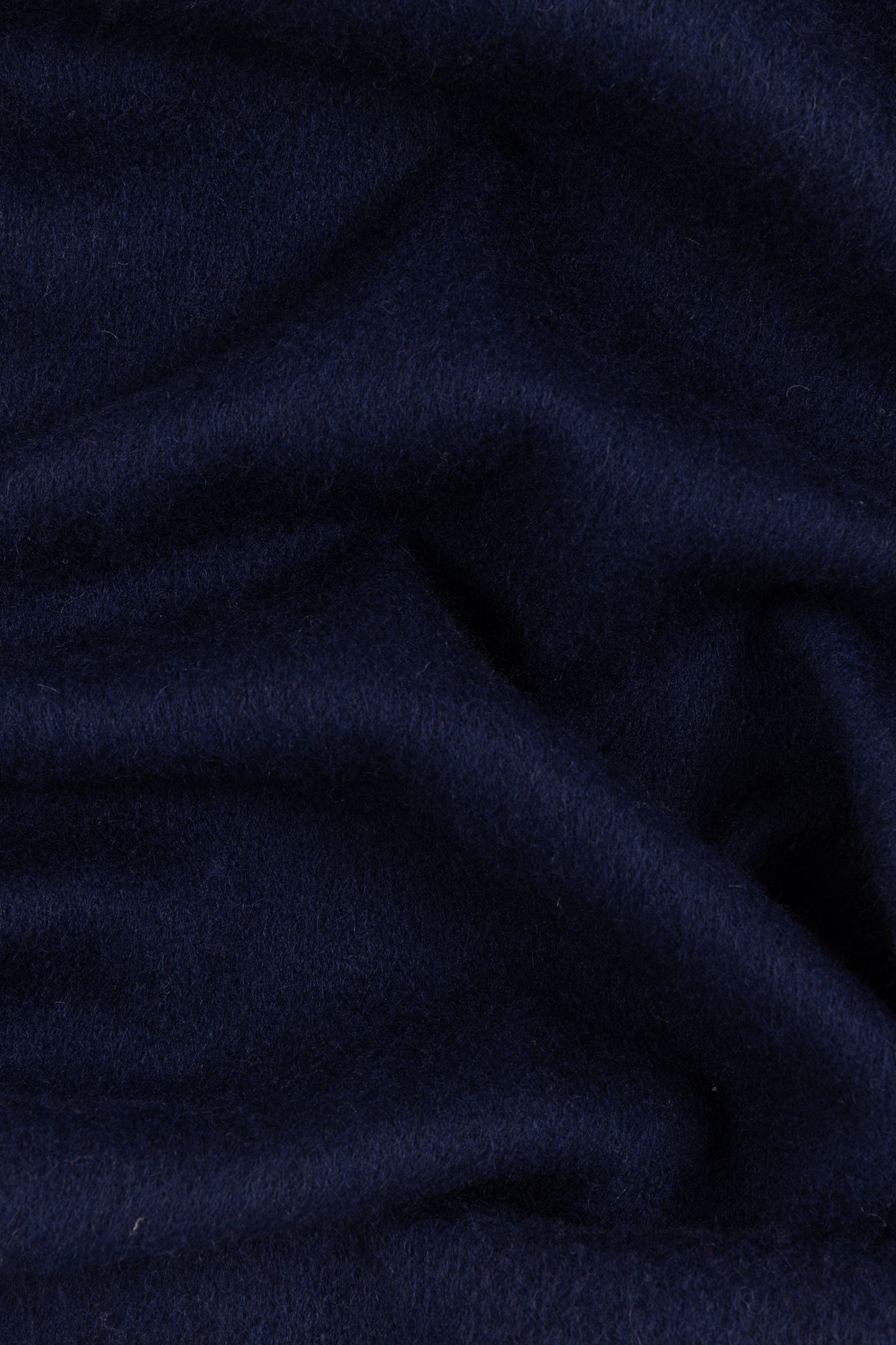 SCARF CASHMERE LOGO NAVY 10
