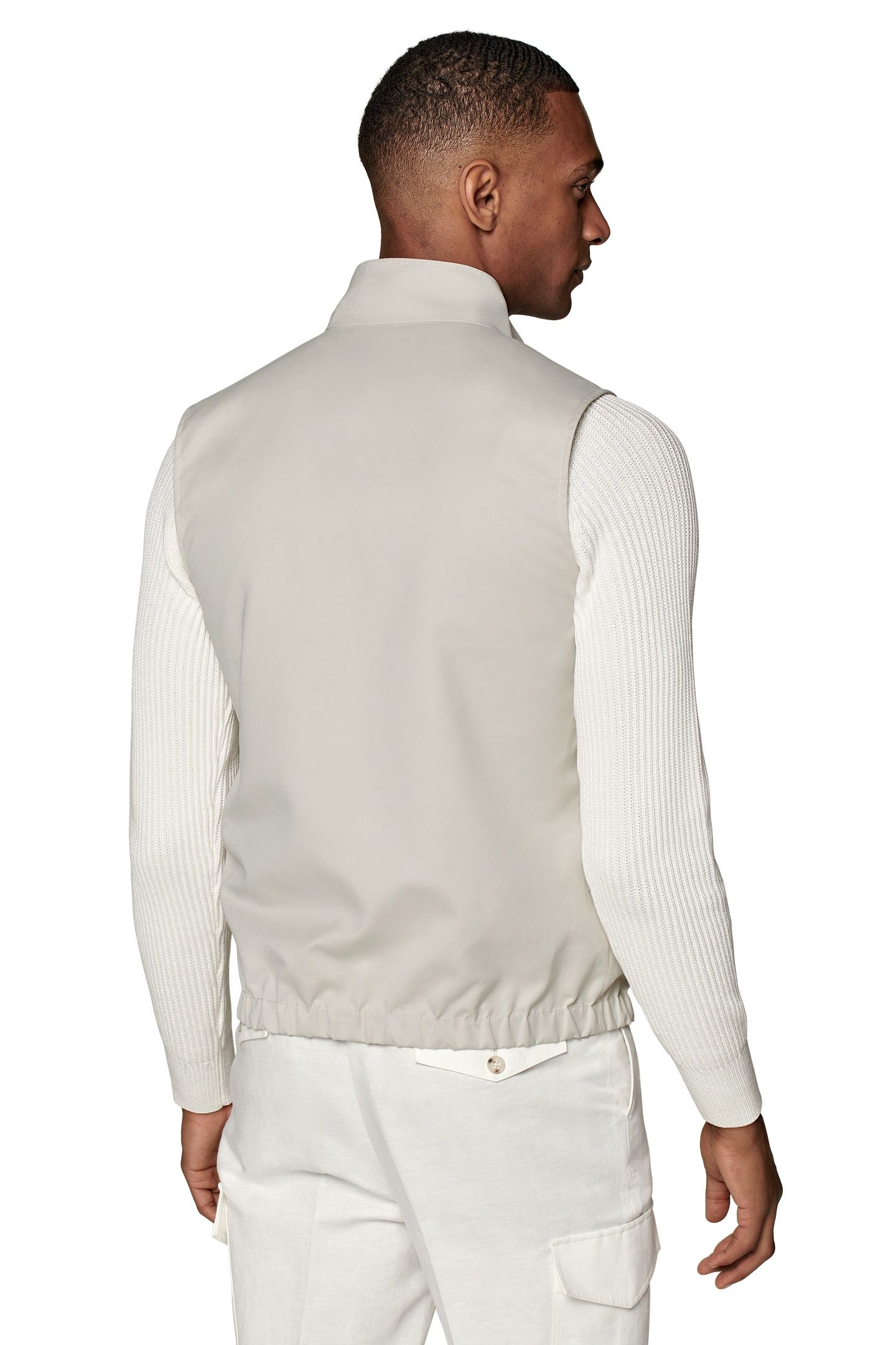 ZIP VEST-OFF-WHITE OFF-WHITE & SAND 5