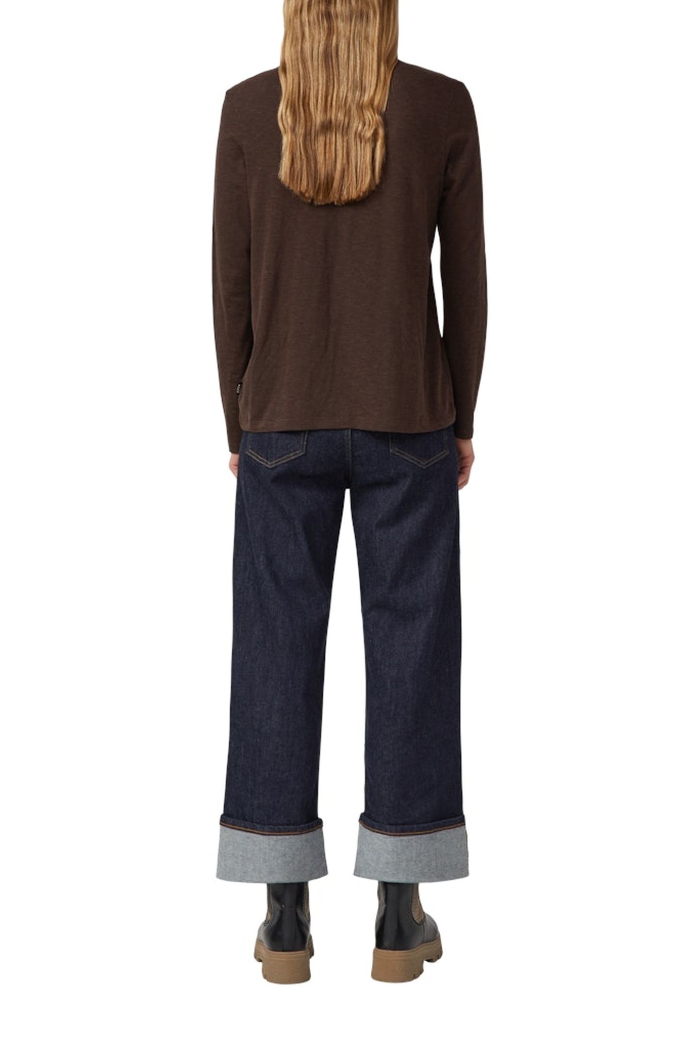 S.OLIVER T-SHIRTS BROWN-DARK 3