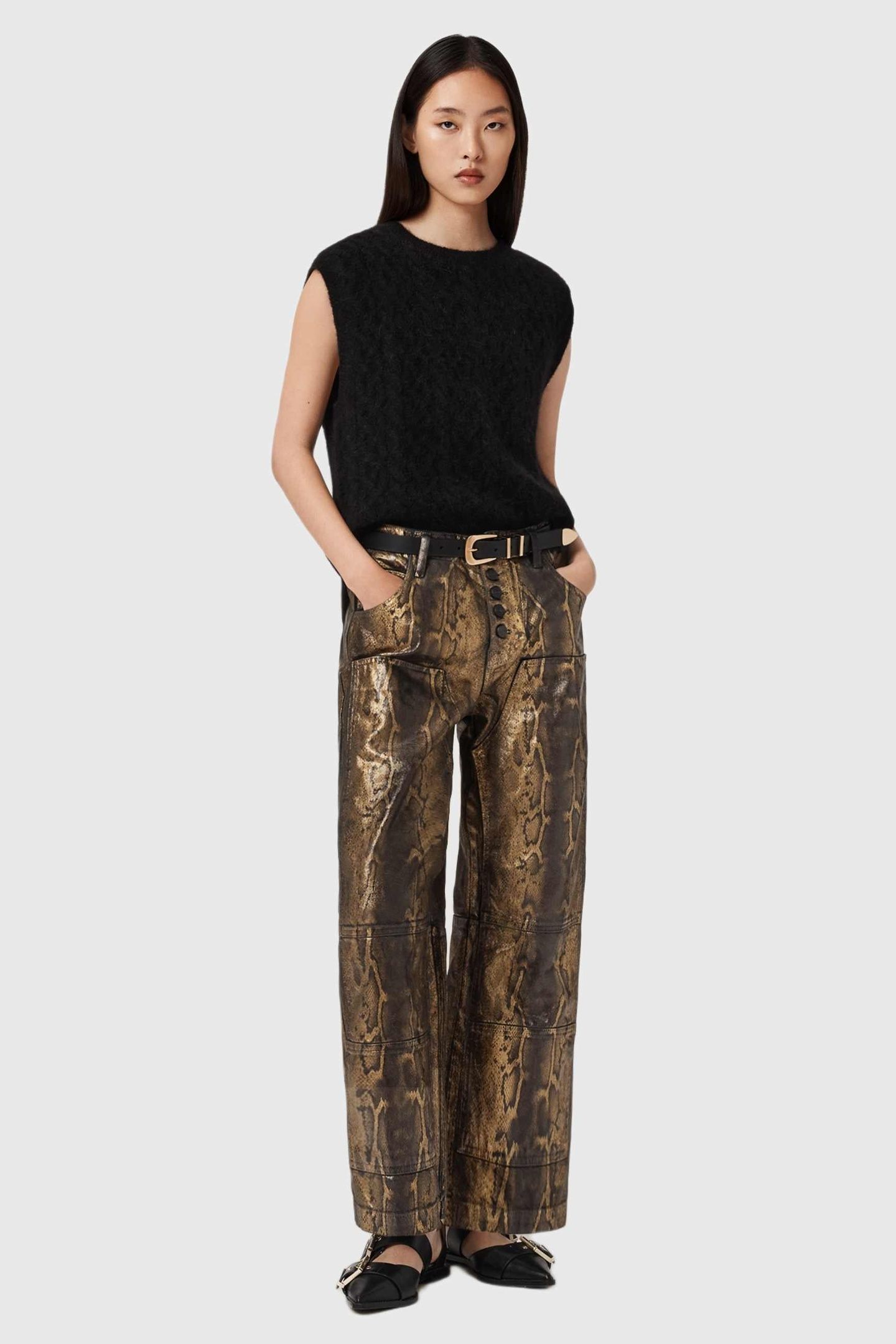 TAY CARPENTER JEAN SNAKE GOLD 3
