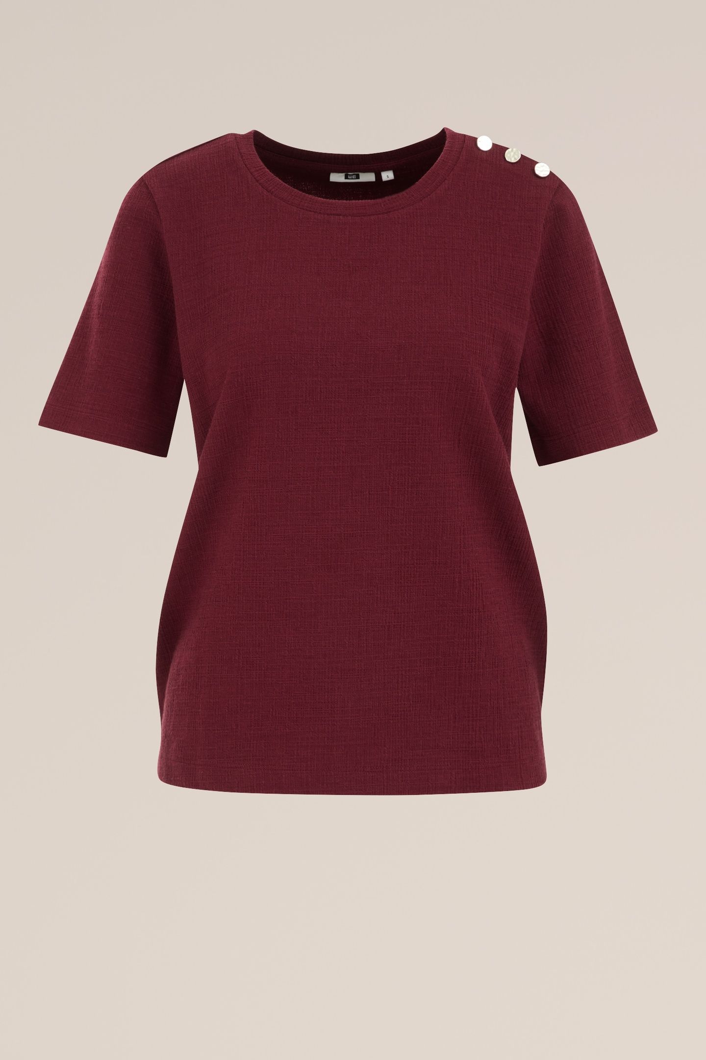 T-SHIRT BURGUNDY RED 4