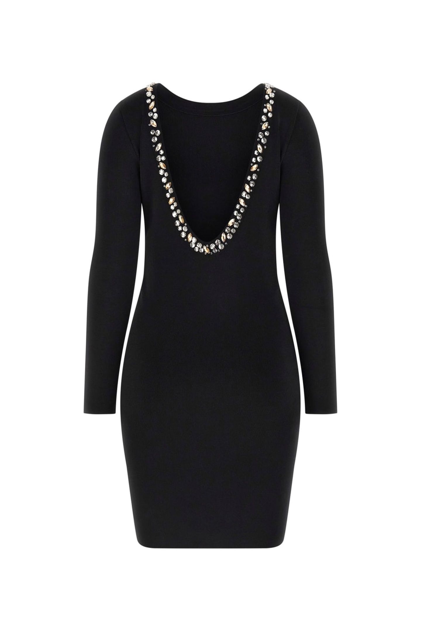 MARCIANO BY GUESS LAUREN BANDAGE DRESS JET BLACK 6