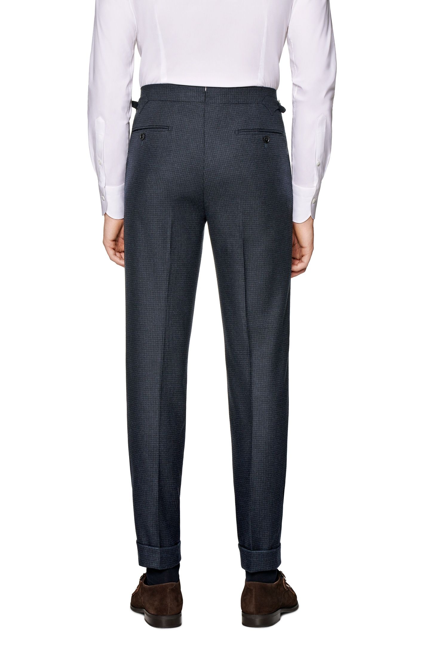 SUIT WOOL CASHMERE NAVY 8