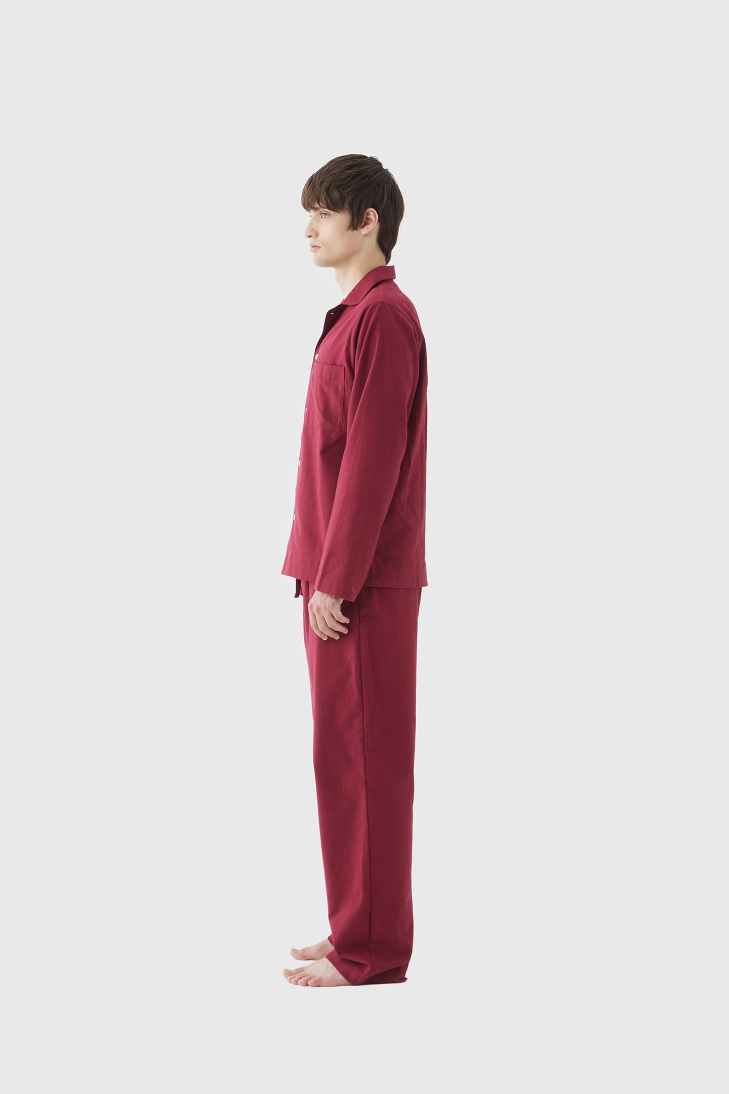 UNISEX FLANNEL, PYJAMAS SHIRT BEYOND RED 6