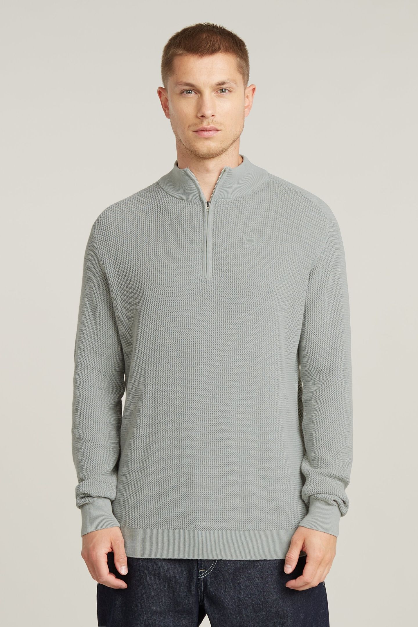 SERRATED SKIPPER KNIT GS MERCURY GD 2