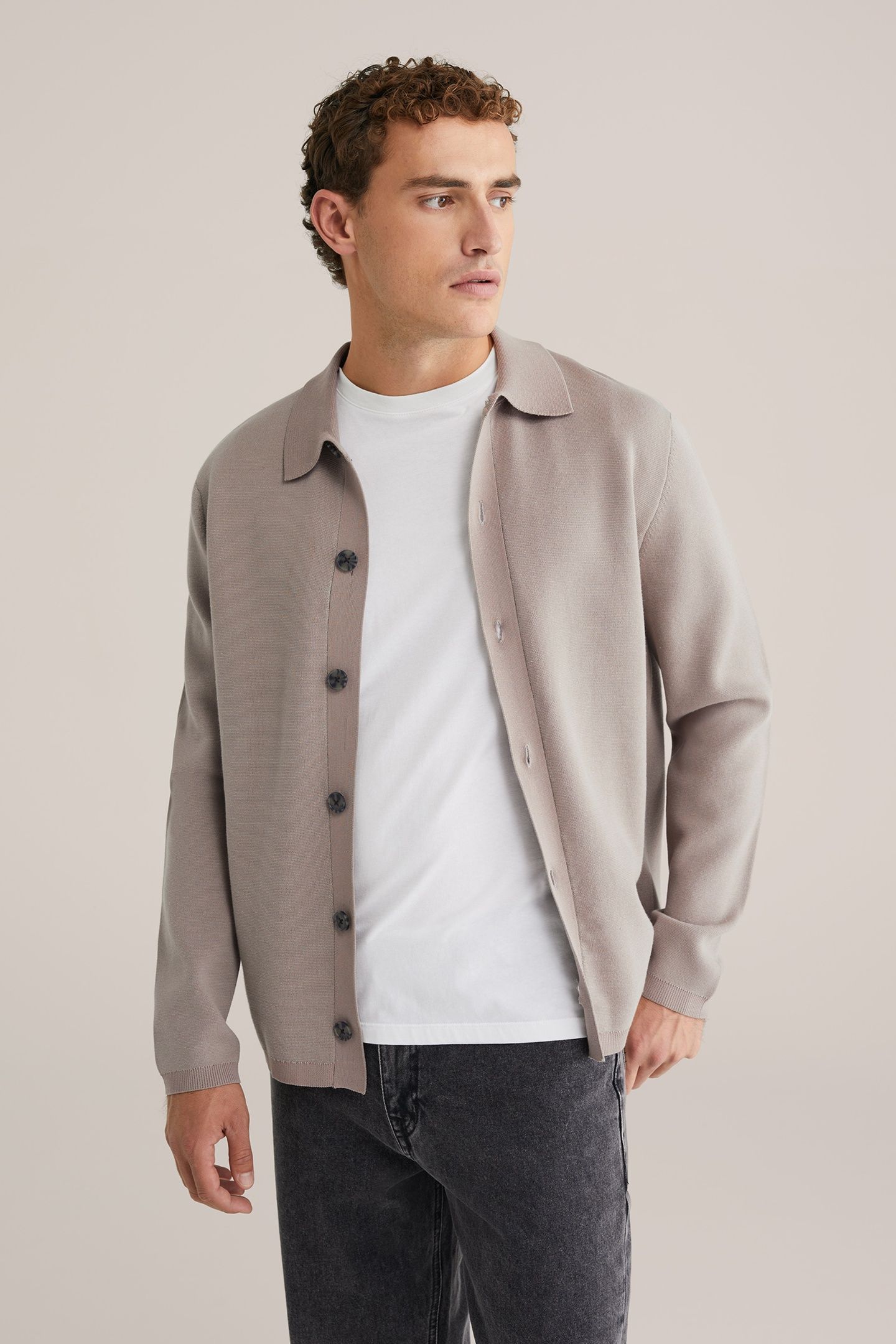 CARDIGAN GREY 1