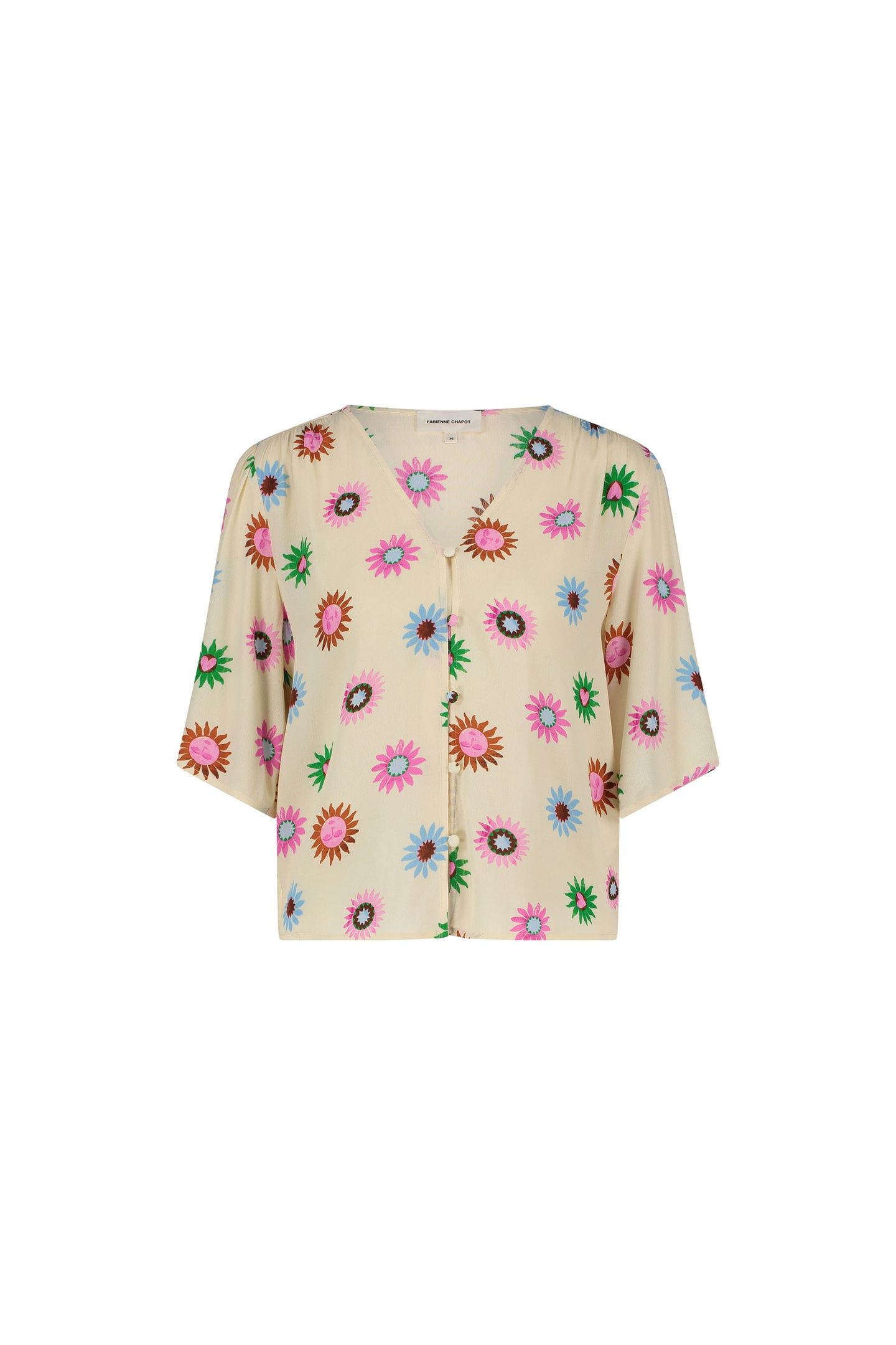 STARLET BLOUSE WARM WHITE/PINK DREA 4