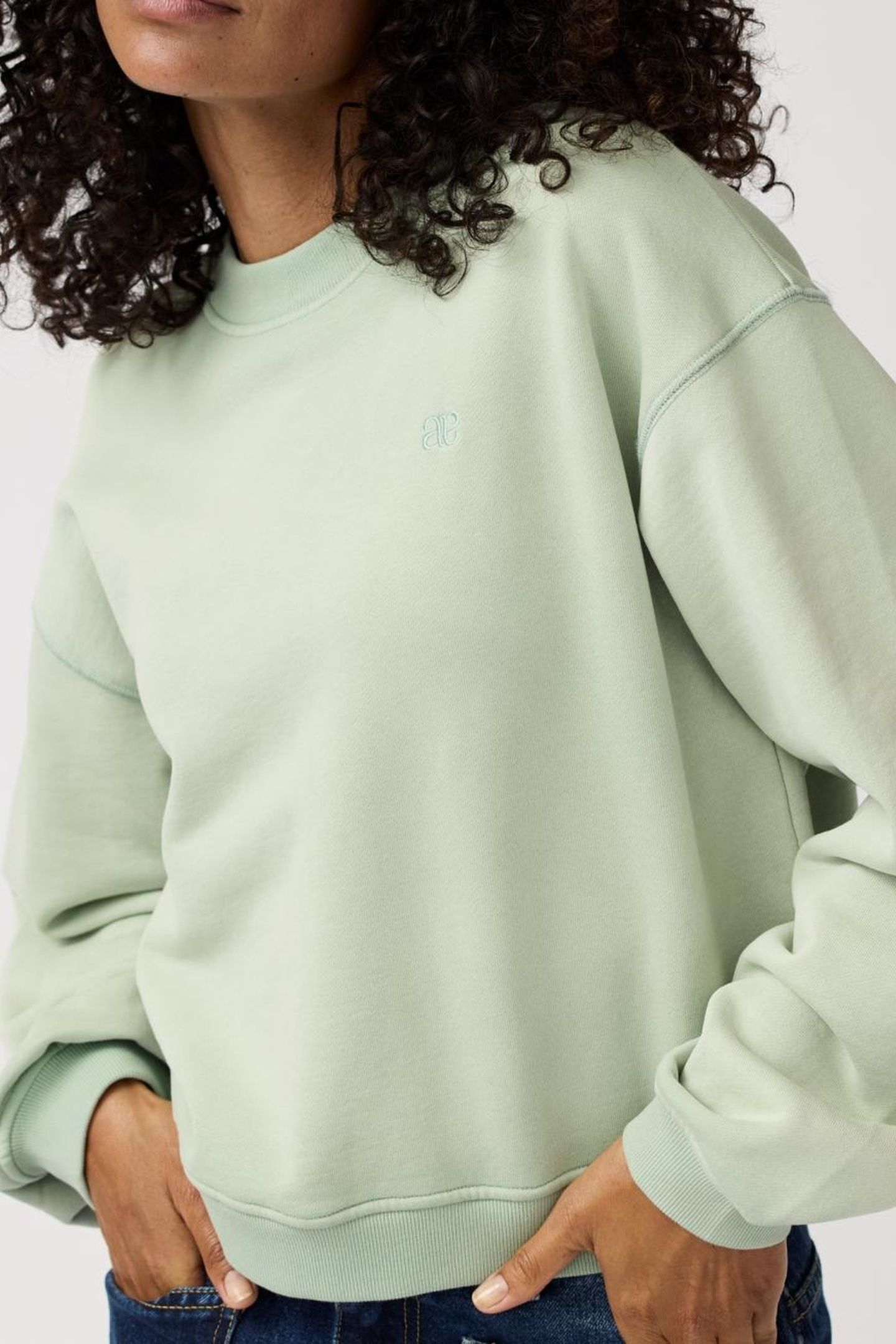 ISLA SWEATER DARK SAGE 4