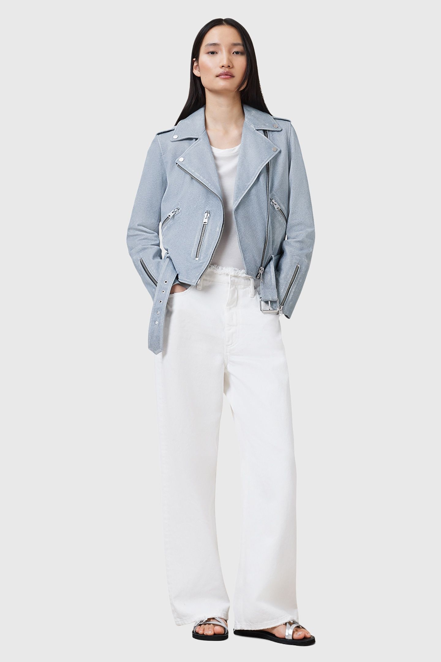 BALFERN BIKER PALE DENIM BLUE 4