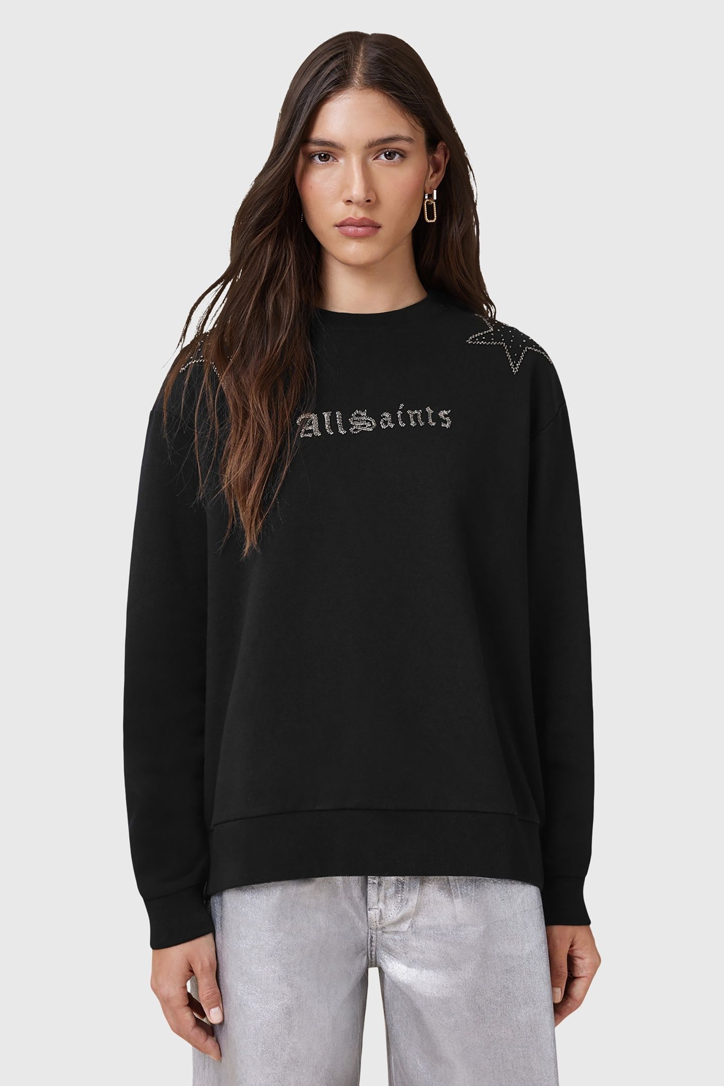WINGS SEPARI SWEAT BLACK 1