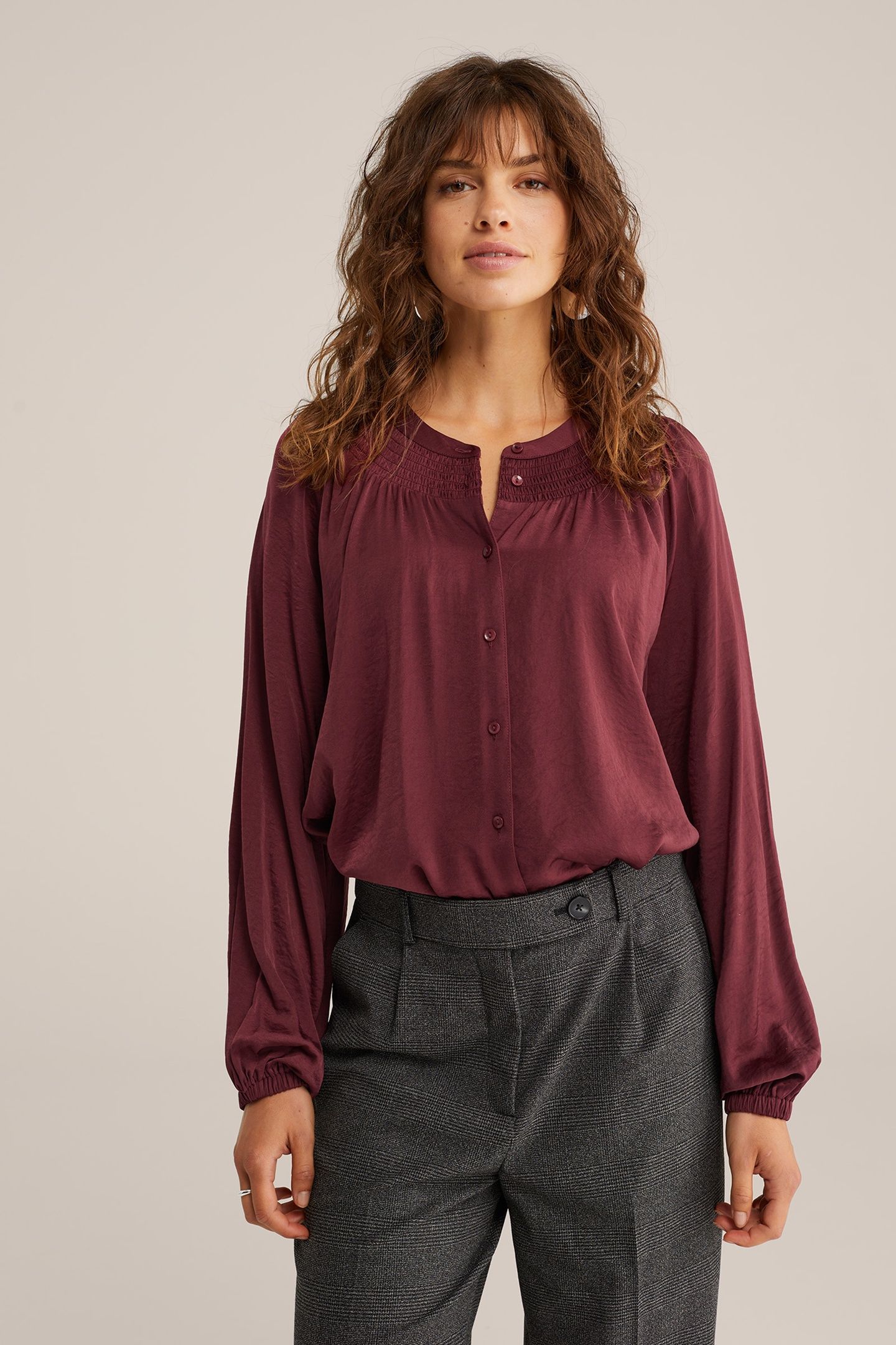 BLOUSE VINTAGE RED 1