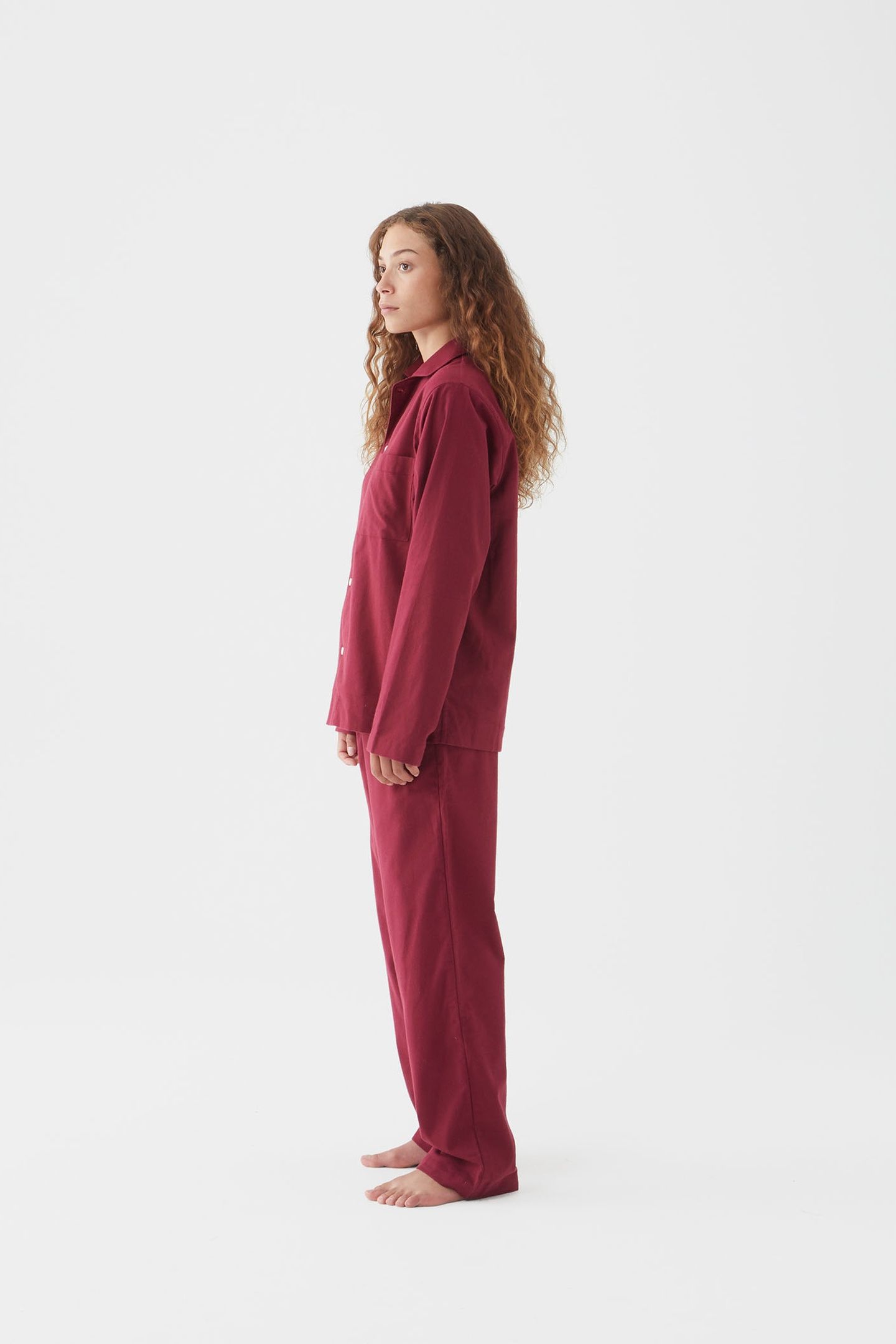 UNISEX FLANNEL, PYJAMAS SHIRT BEYOND RED 9