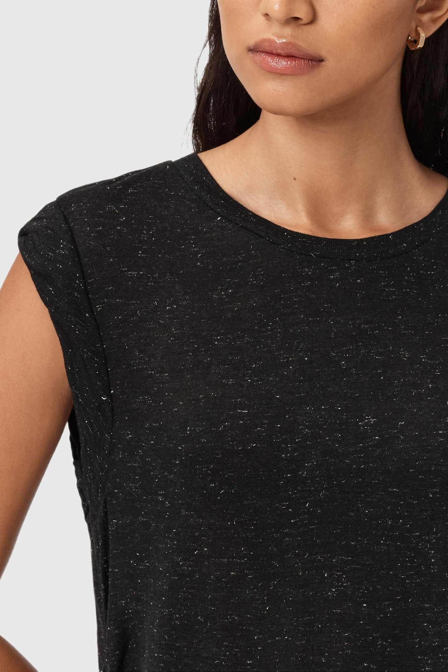 WEST SHIMMER TANK BLACK 7