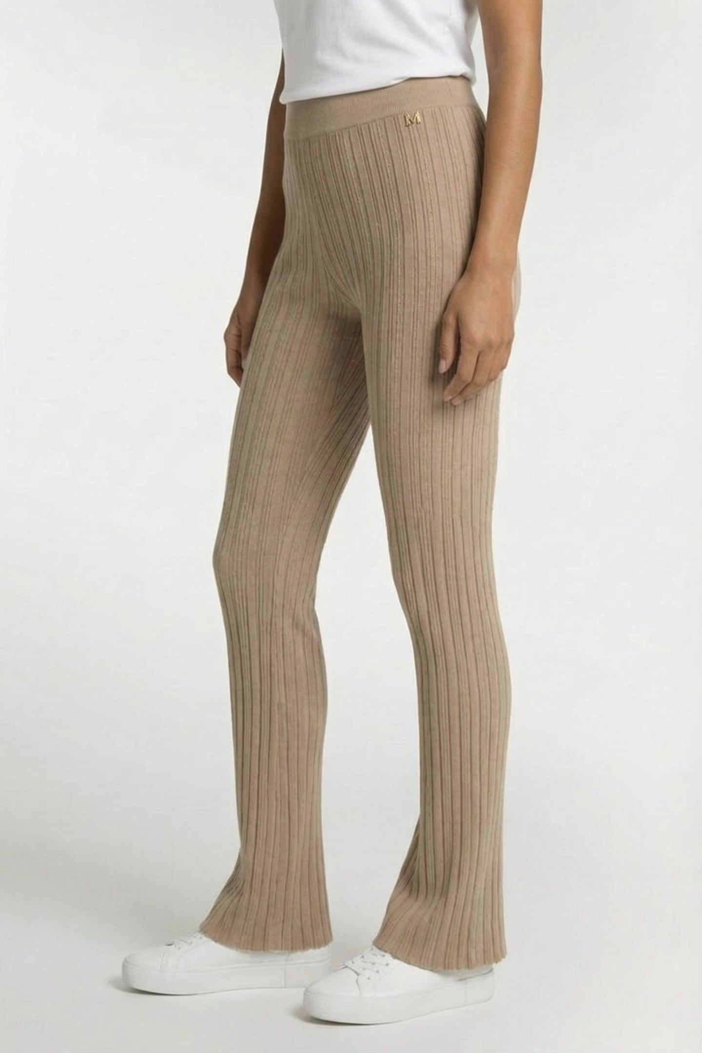 MARCIANO BY GUESS GIADA FLARE SWEATER PANT NATURAL ALMOND 3