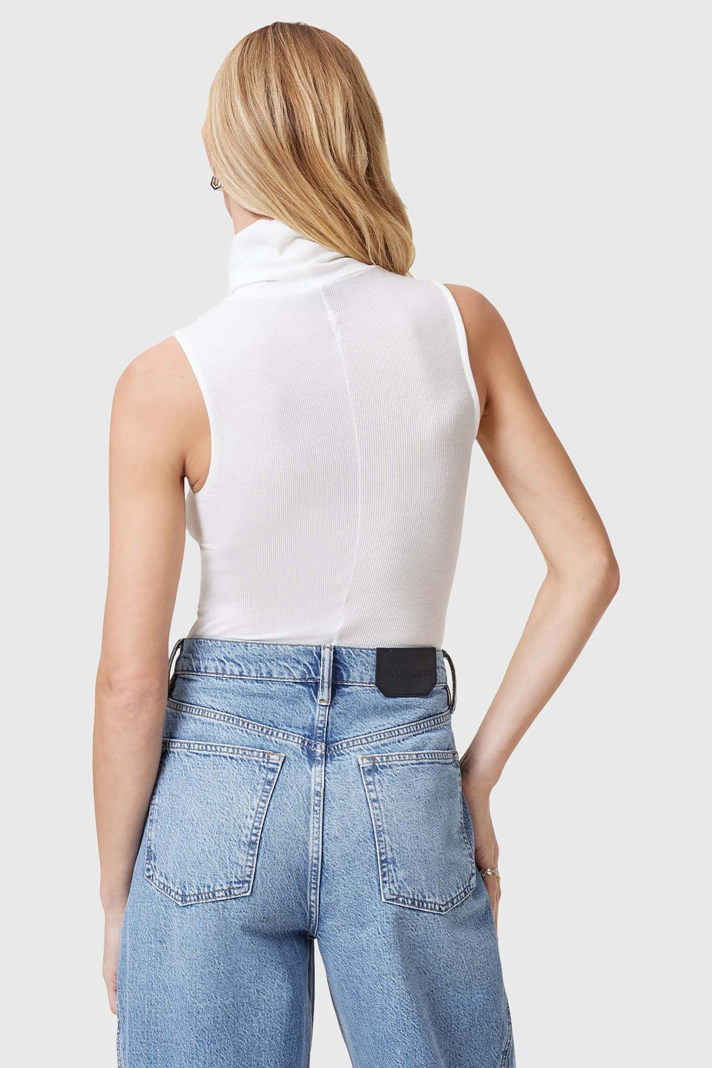 BEC ROLL NECK TANK OPTIC WHITE 4