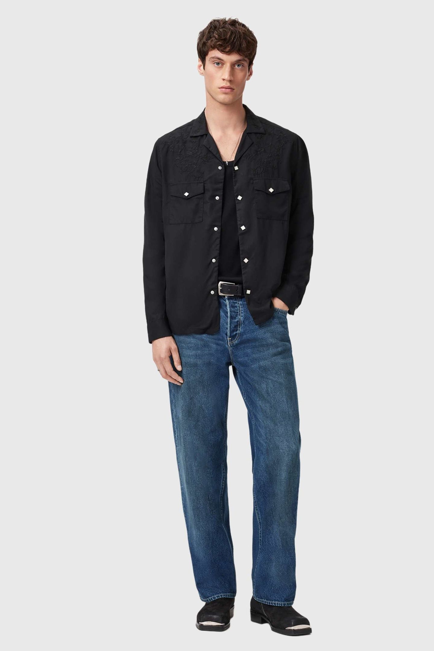 MULLEN JEAN WORN INDIGO BLUE 4