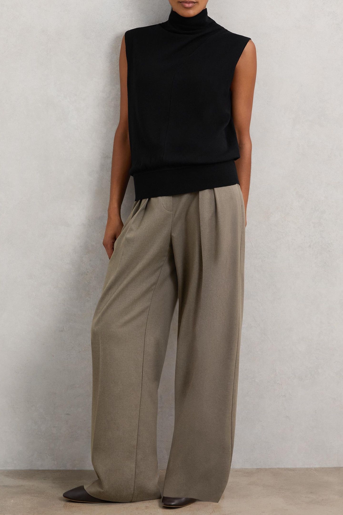SLEEVELESS SLOUCH NECK BLACK 3
