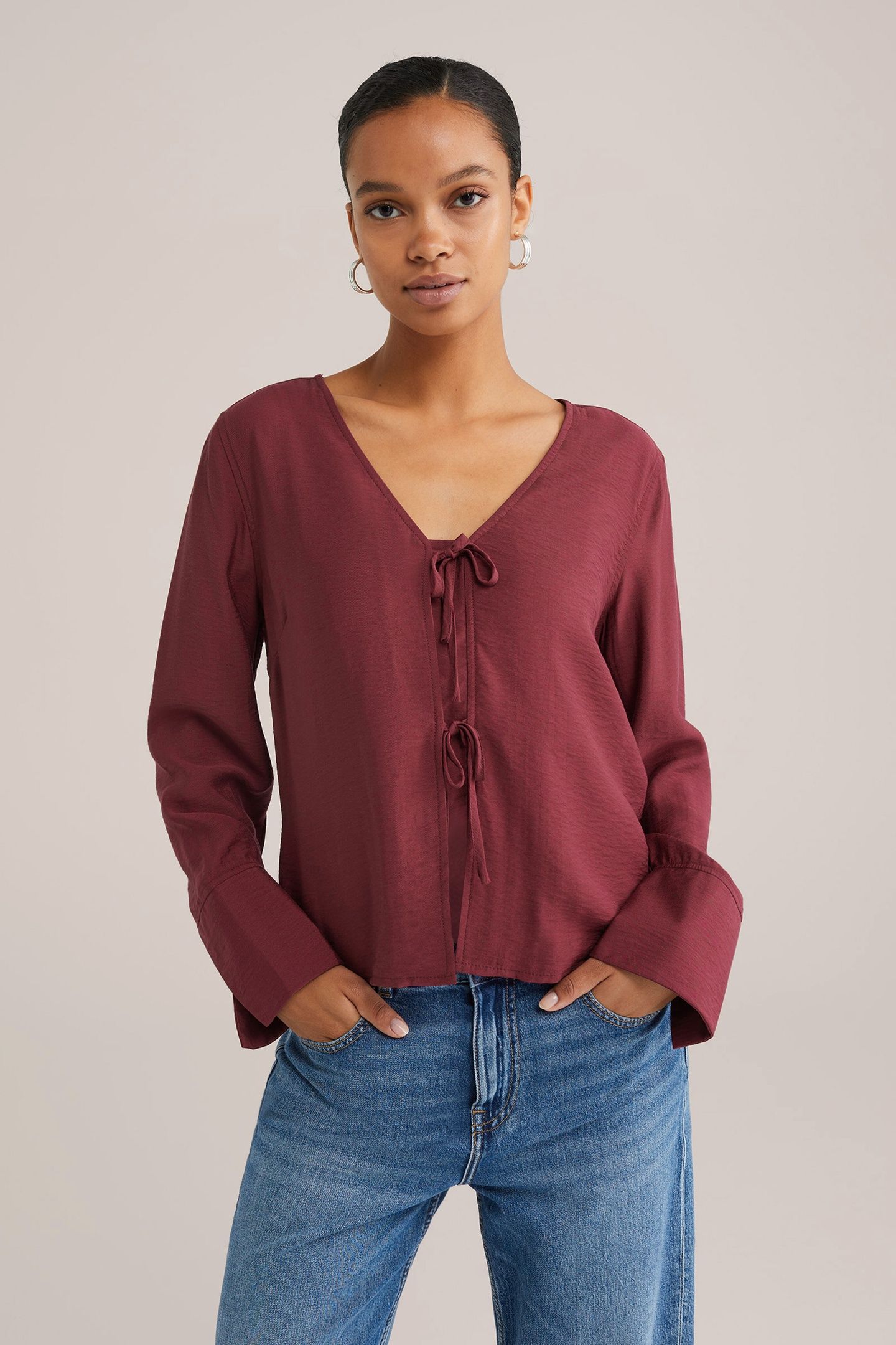 BLOUSE VINTAGE RED 1