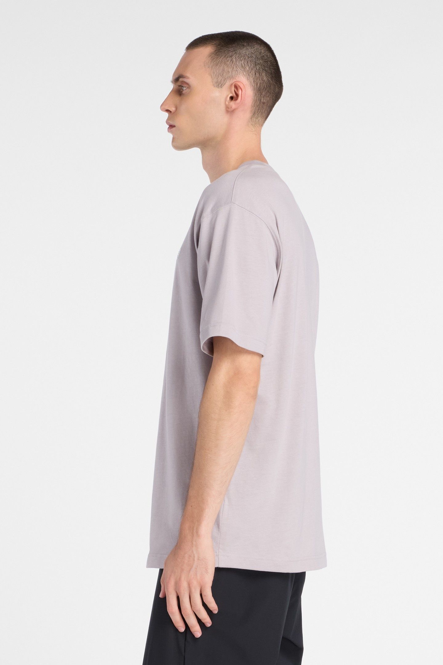 SPORT ESSENTIALS COTTON T-SHIRT TRUFFLE SALT / AFTERGLOW 2