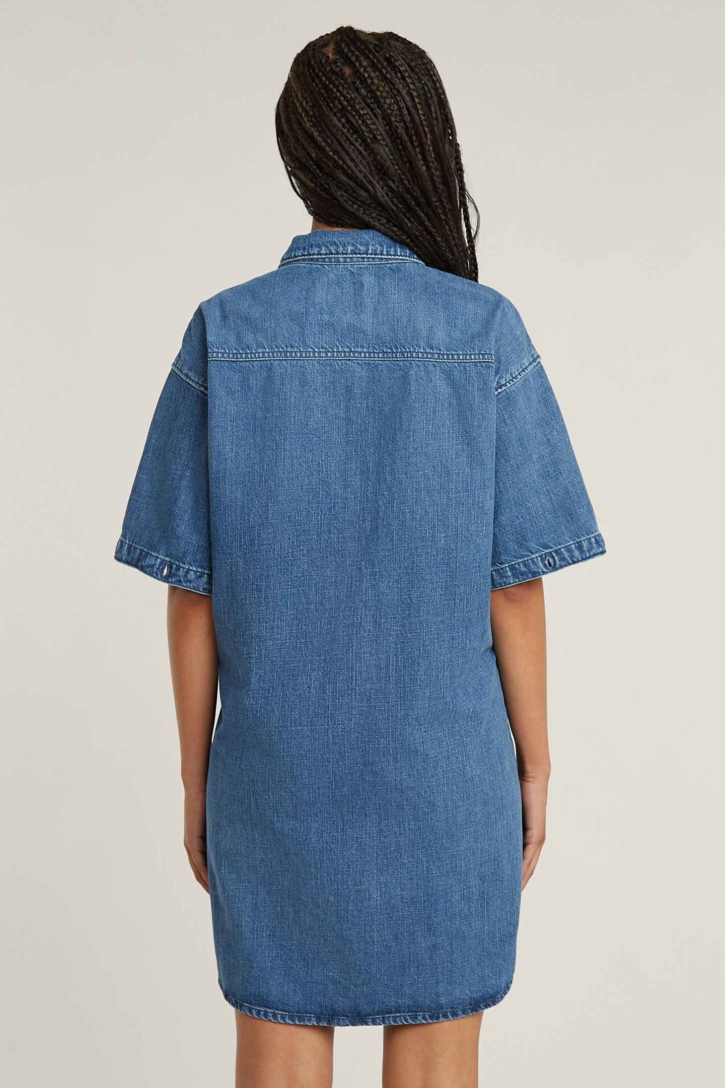 MODULAR SHIRT DRESS L/S FADED EVERGLADE 3