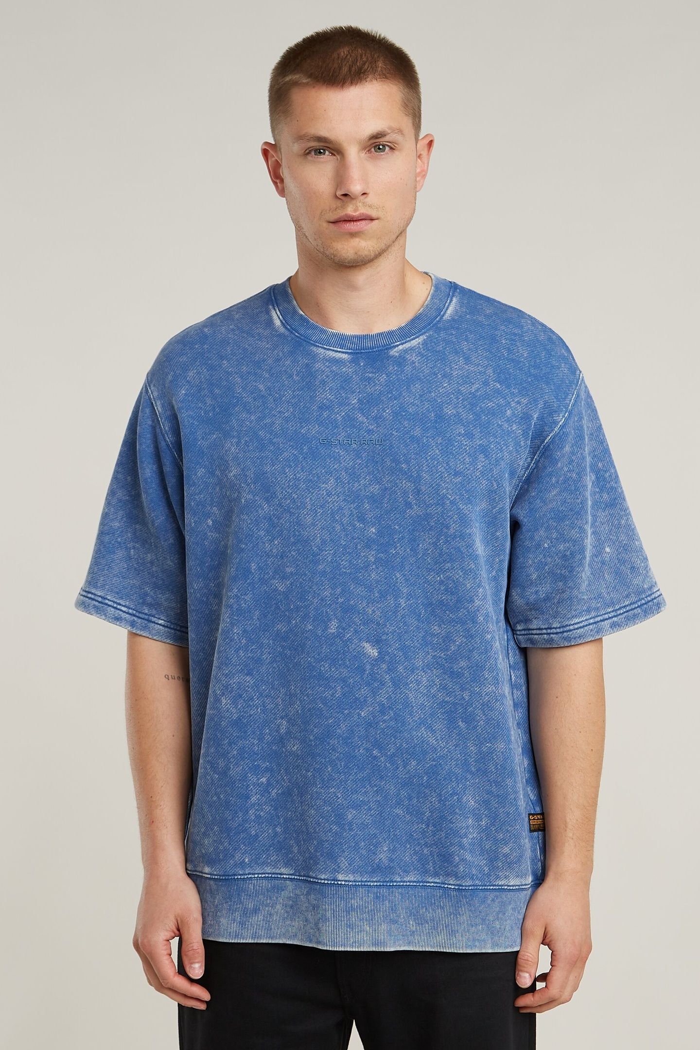 ACID WASH LOOSE SW S/S ACID DUTCH BLUE 2