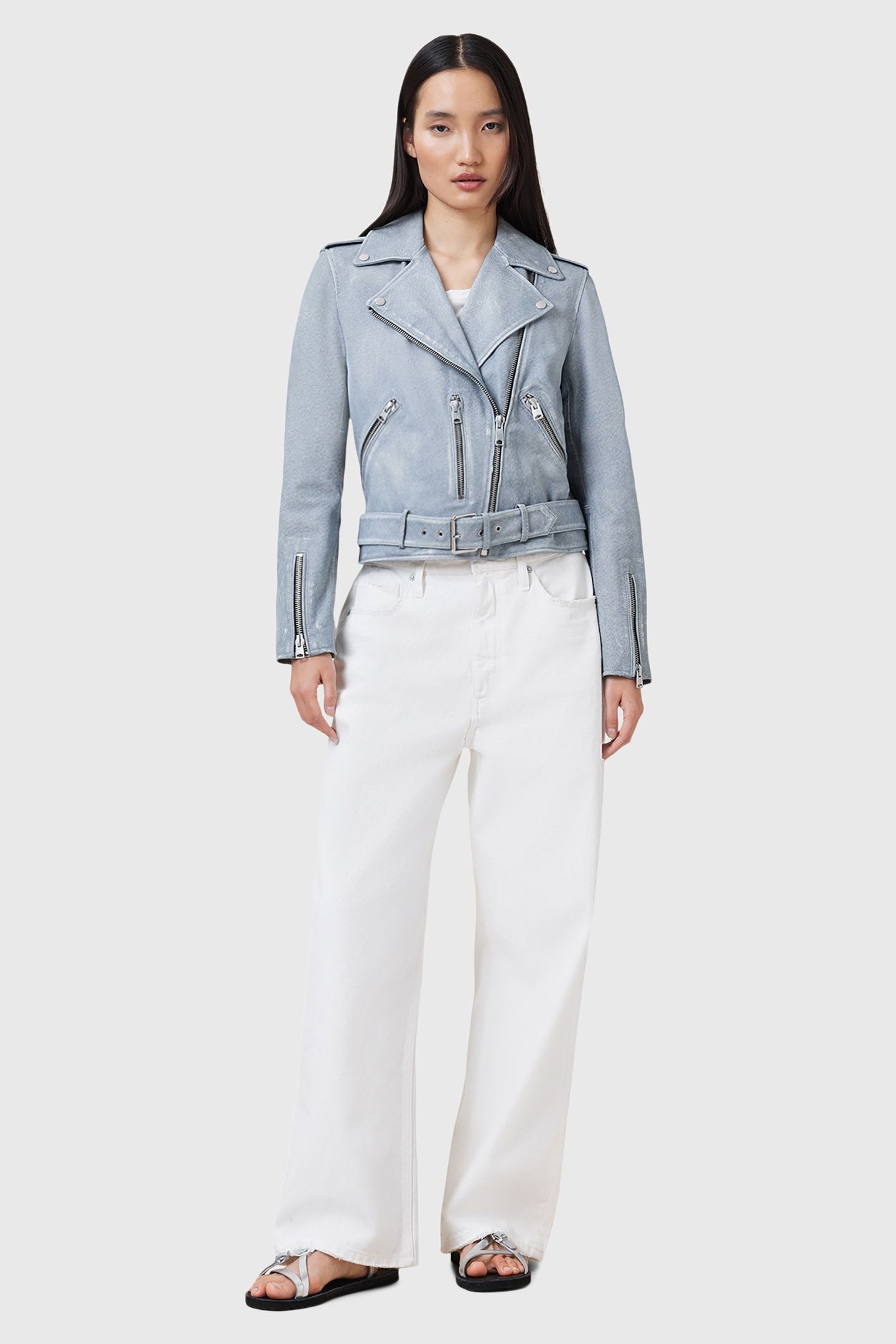 BALFERN BIKER PALE DENIM BLUE 7