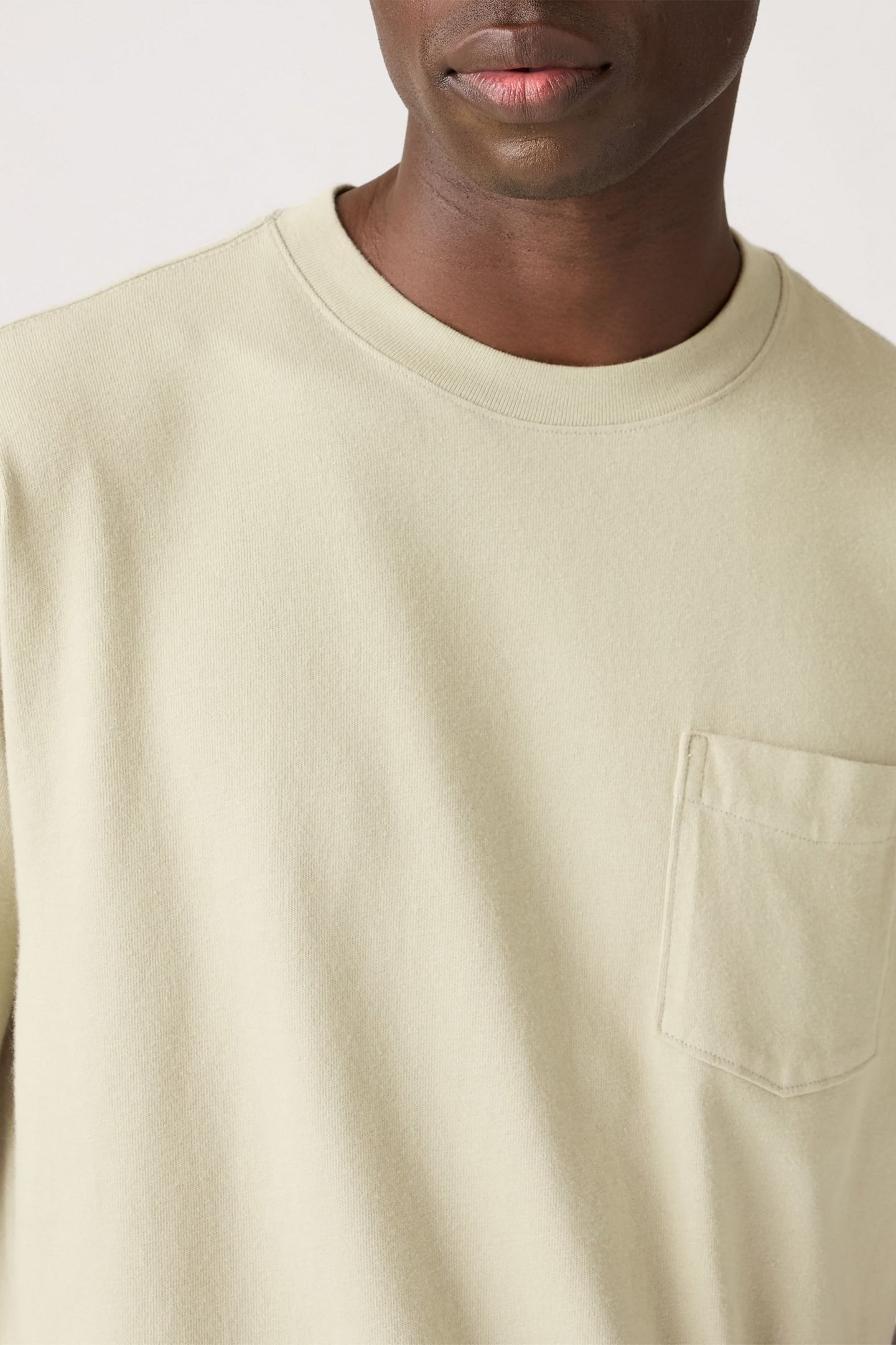 HALF SLEEVE TEE MOSS GRAY 6