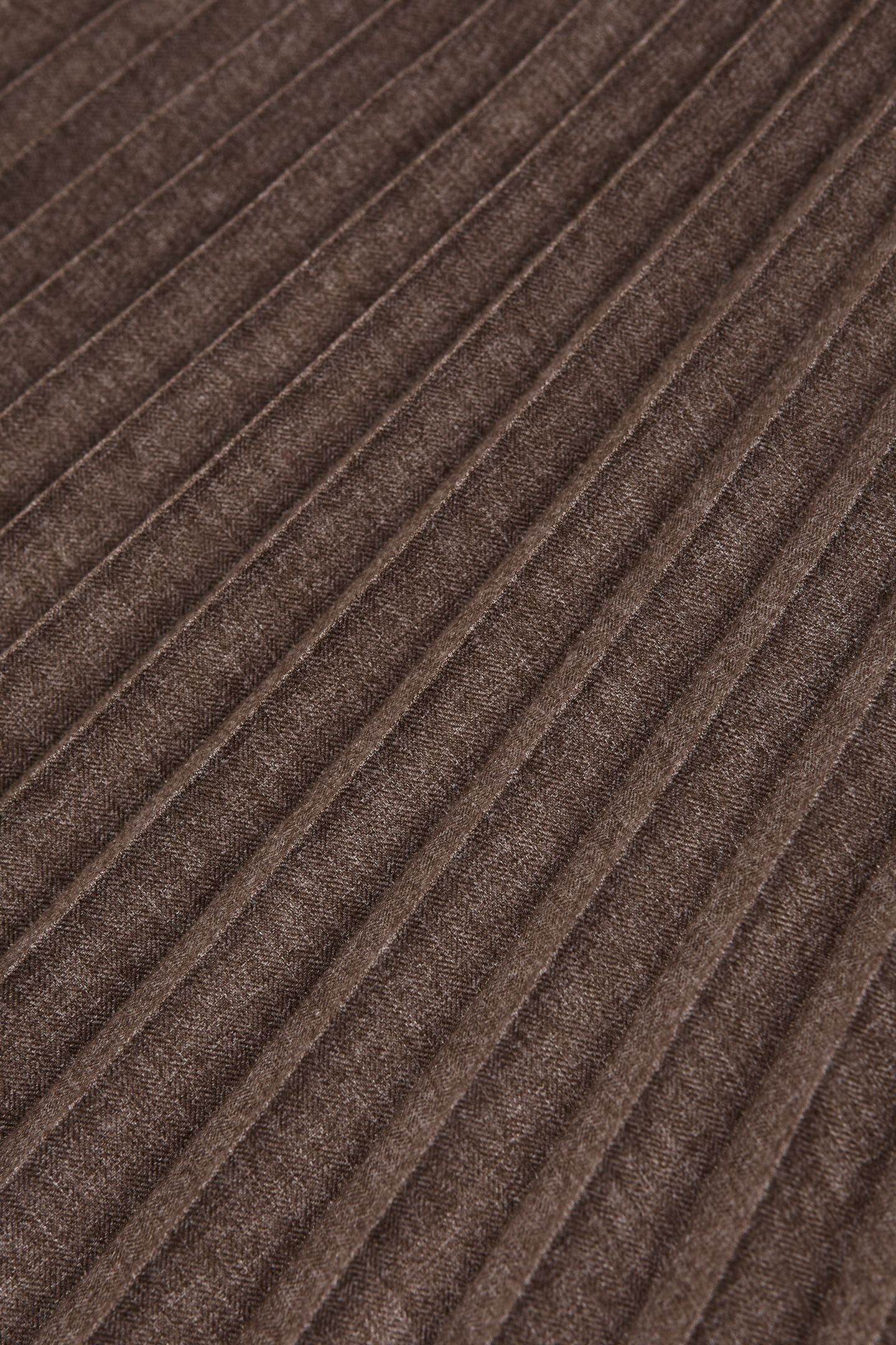 PLEATED SKIRT MOCHA BROWN 5
