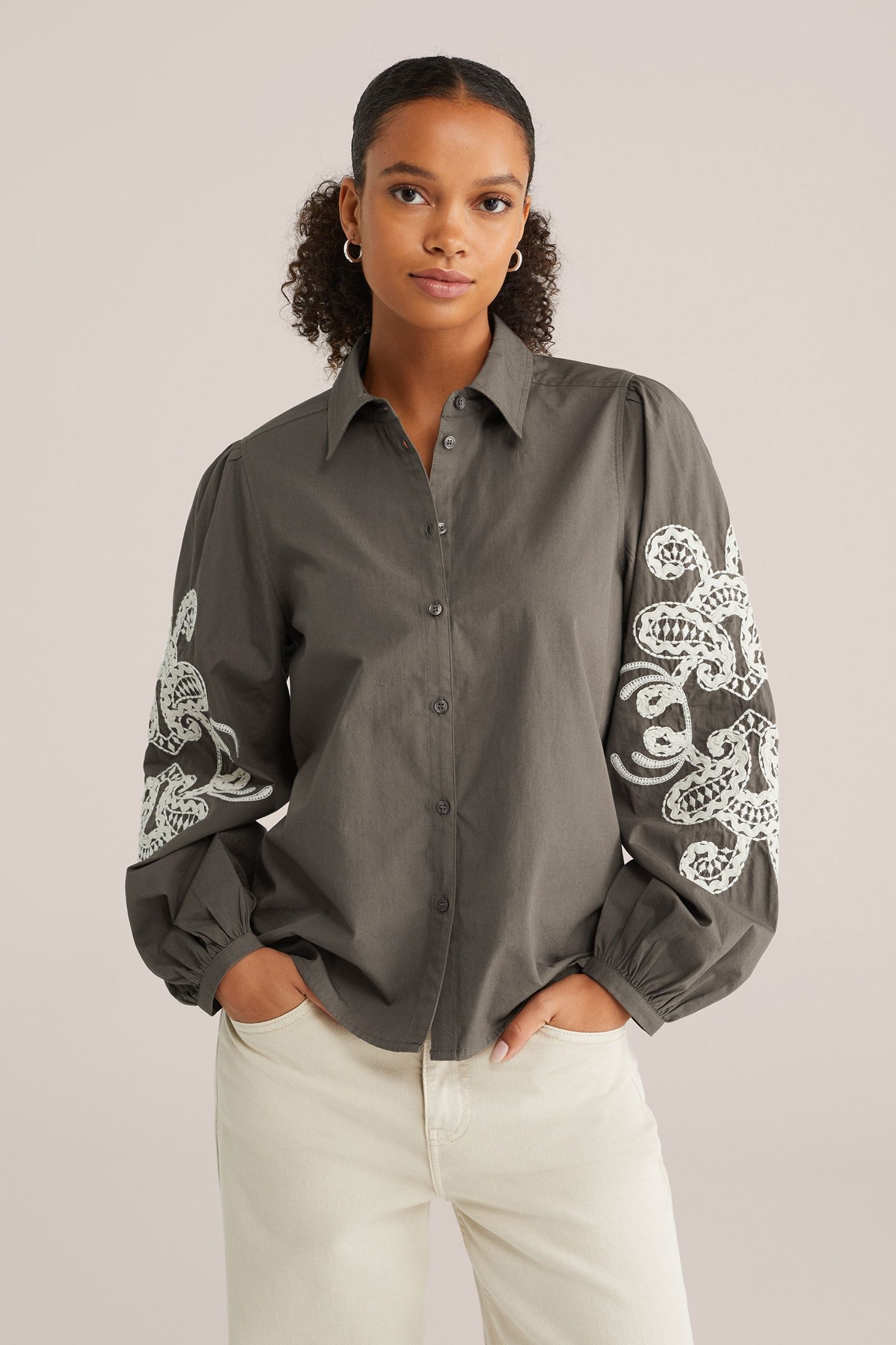 BLOUSE OLIVE GREEN 1