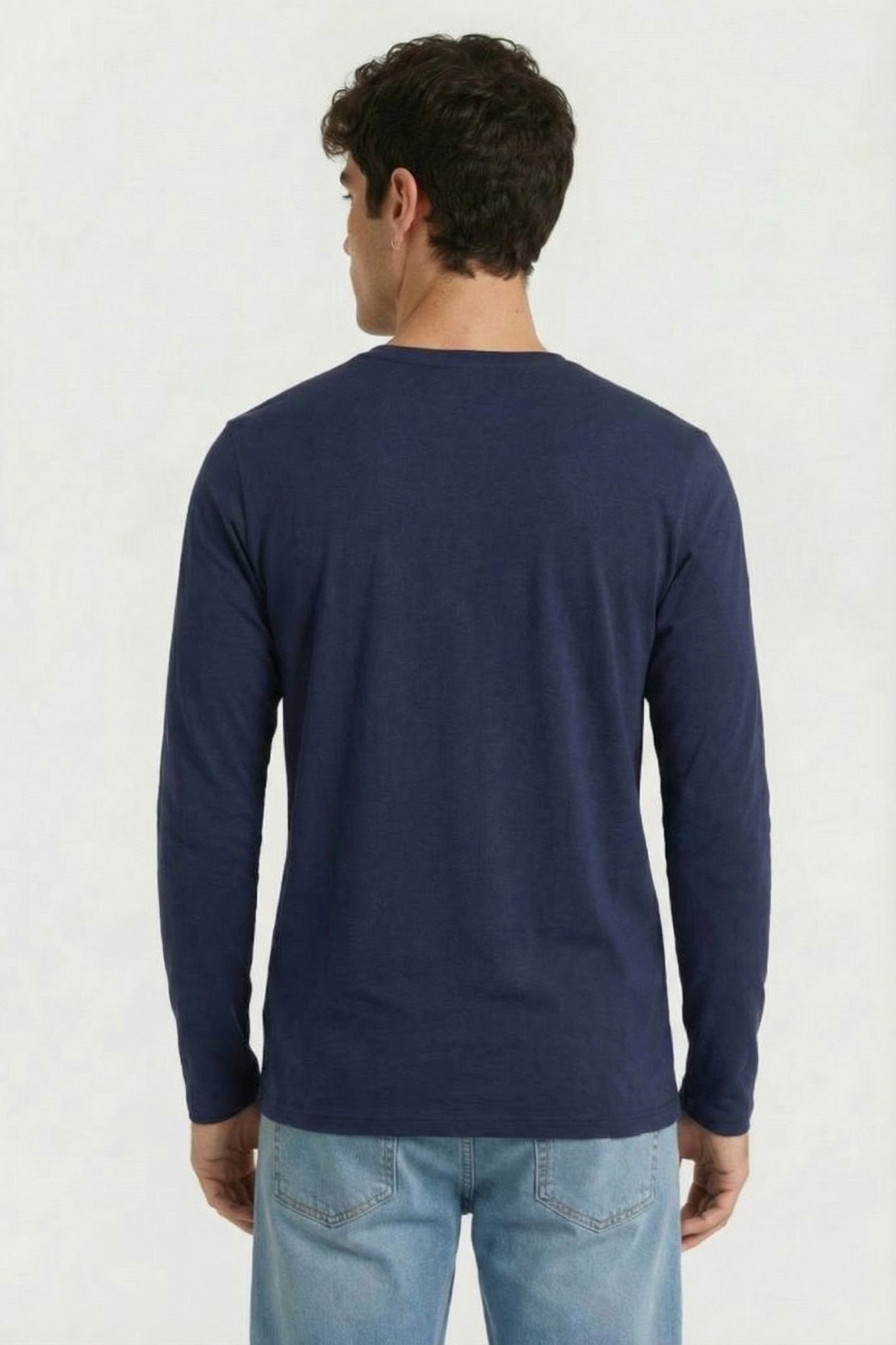 2 PACK STRIPED LONG SLEEVE T-SHIRT WHITE STRIPE/NAVY 4