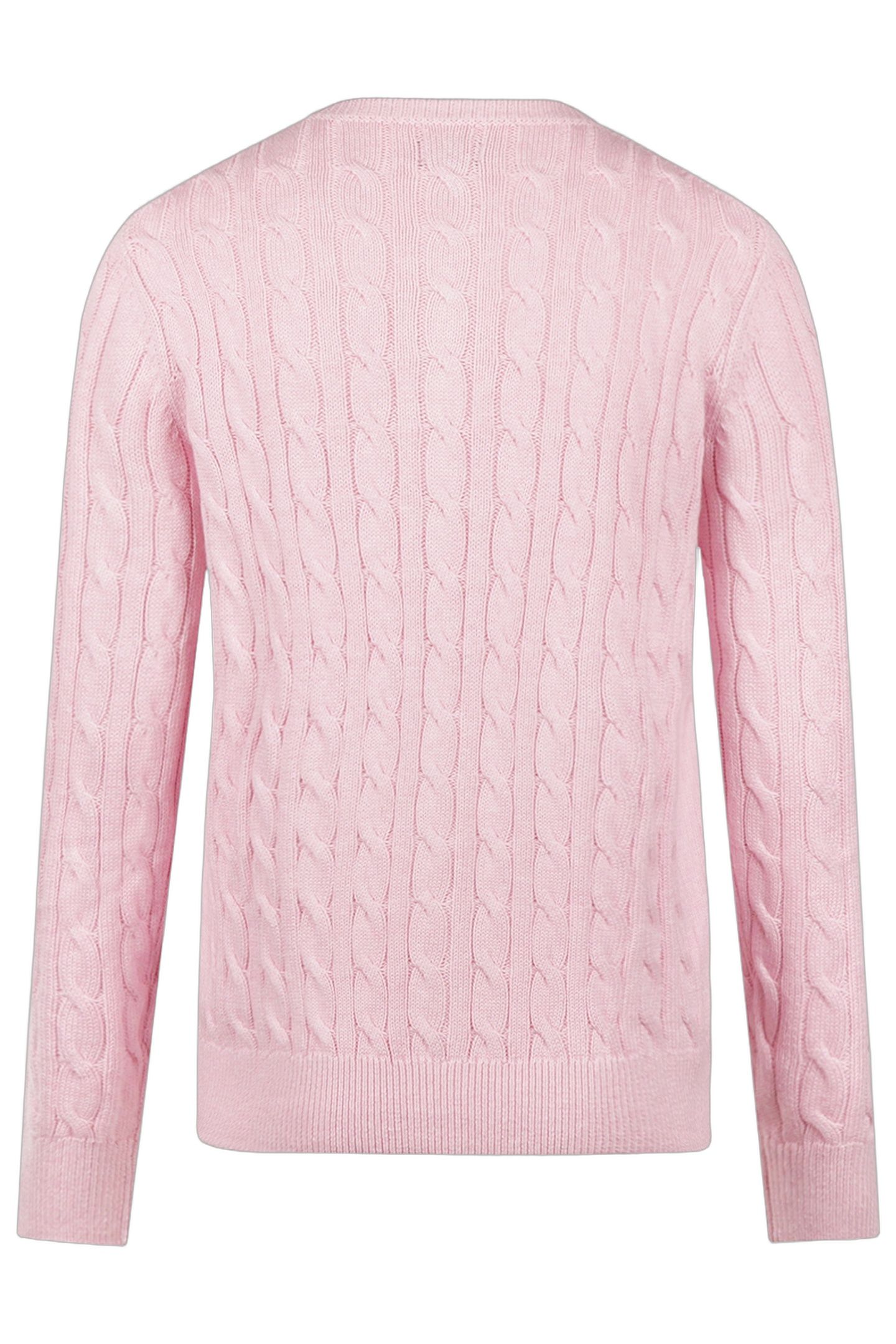 CABLE BUTTON CARDIGAN LIGHT PINK 4