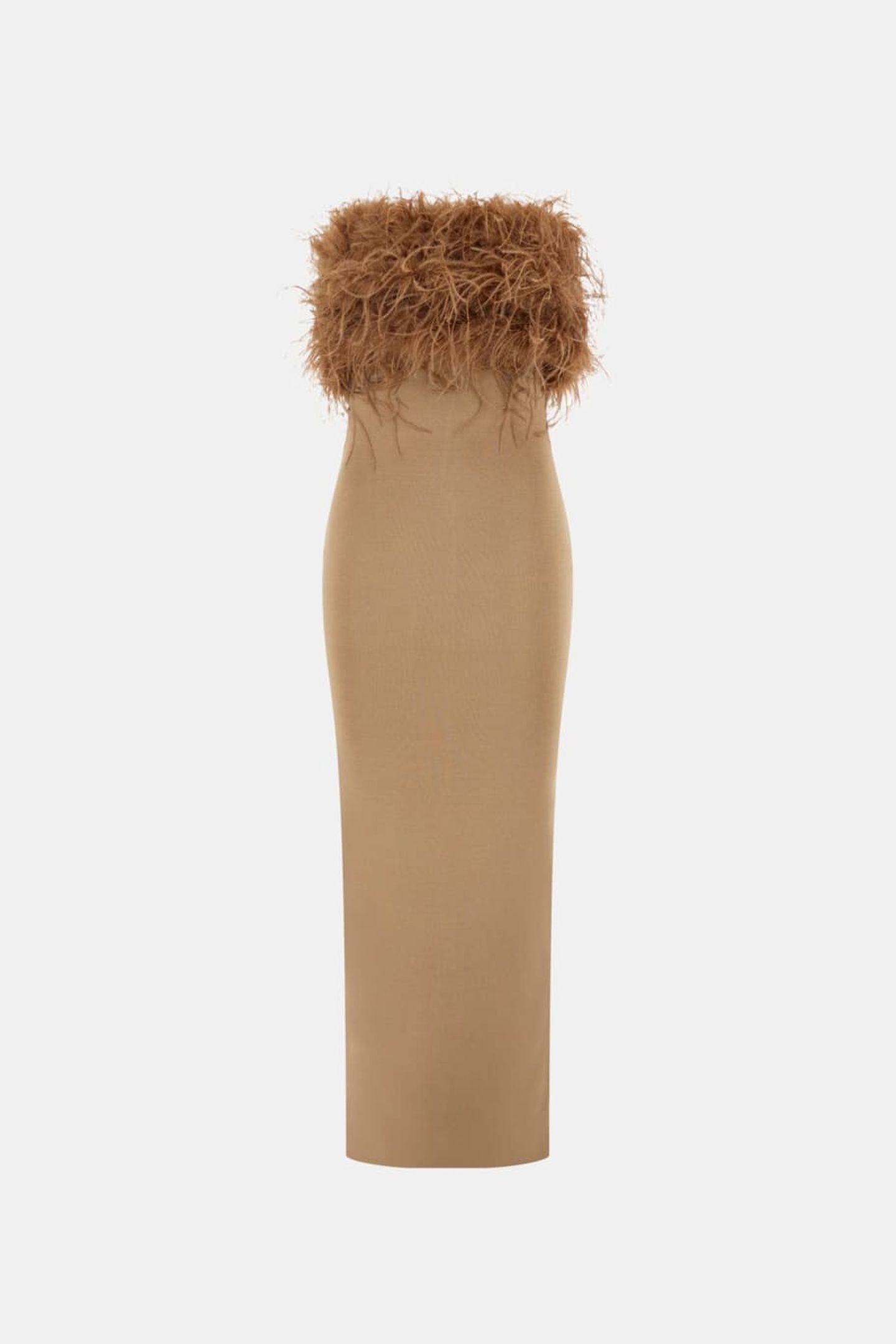 MARCIANO BY GUESS EVITA BANDAGE GOWN DESERT MUD MULTI 4