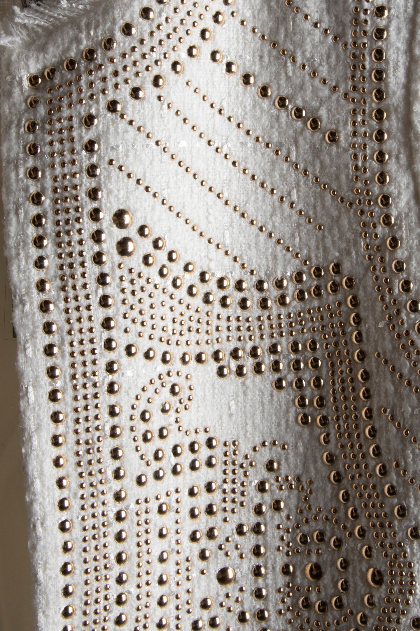 MARCIANO BY GUESS HELENE CROPPED STUDDED JACKET WHITE / GOLD 4