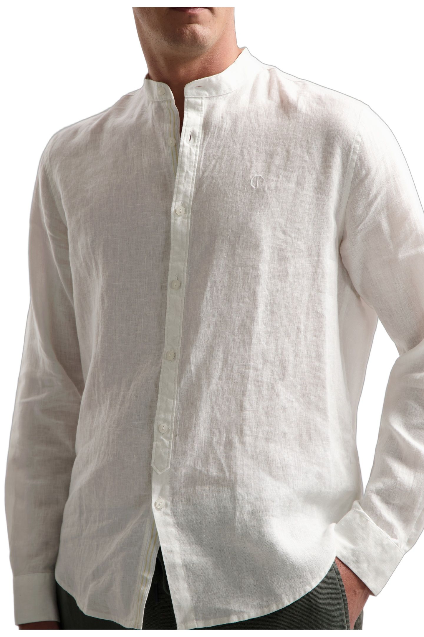 DS-ANDRU MAO SHIRT WHITE 2