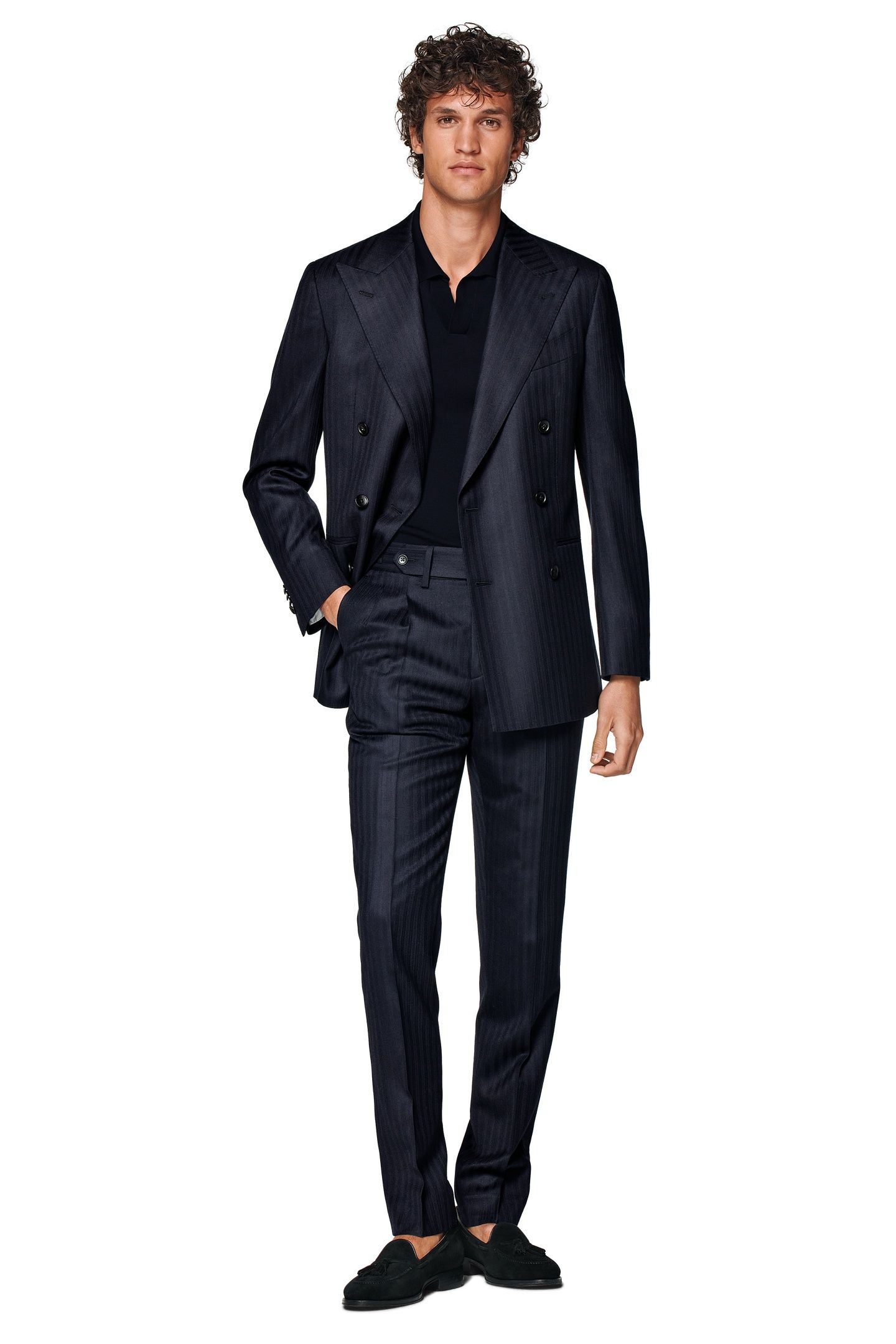 SUIT-NAVY HERRINGBONE NAVY 4
