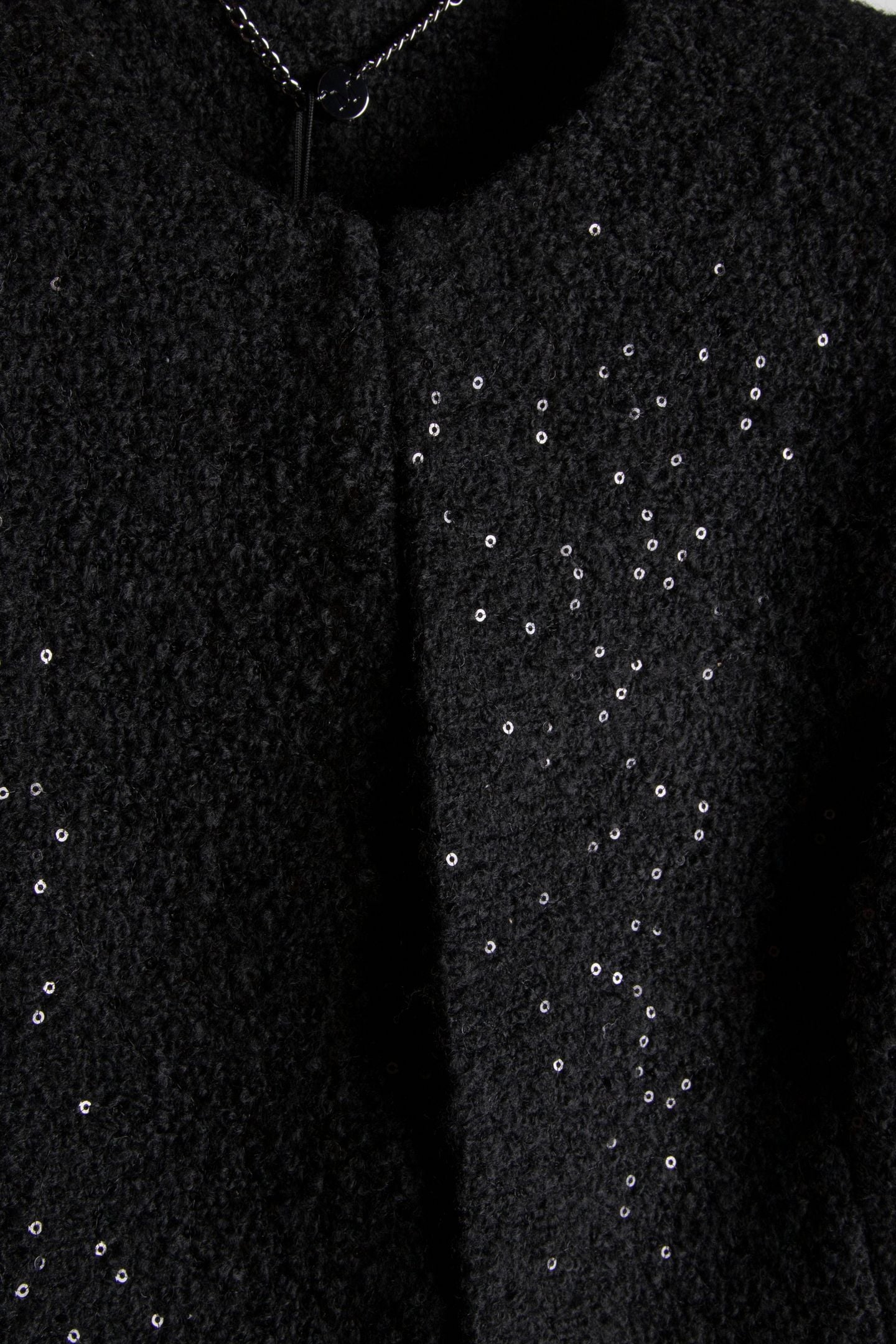 MARCIANO BY GUESS BOUCLE AWAY JACKET JET BLACK 4