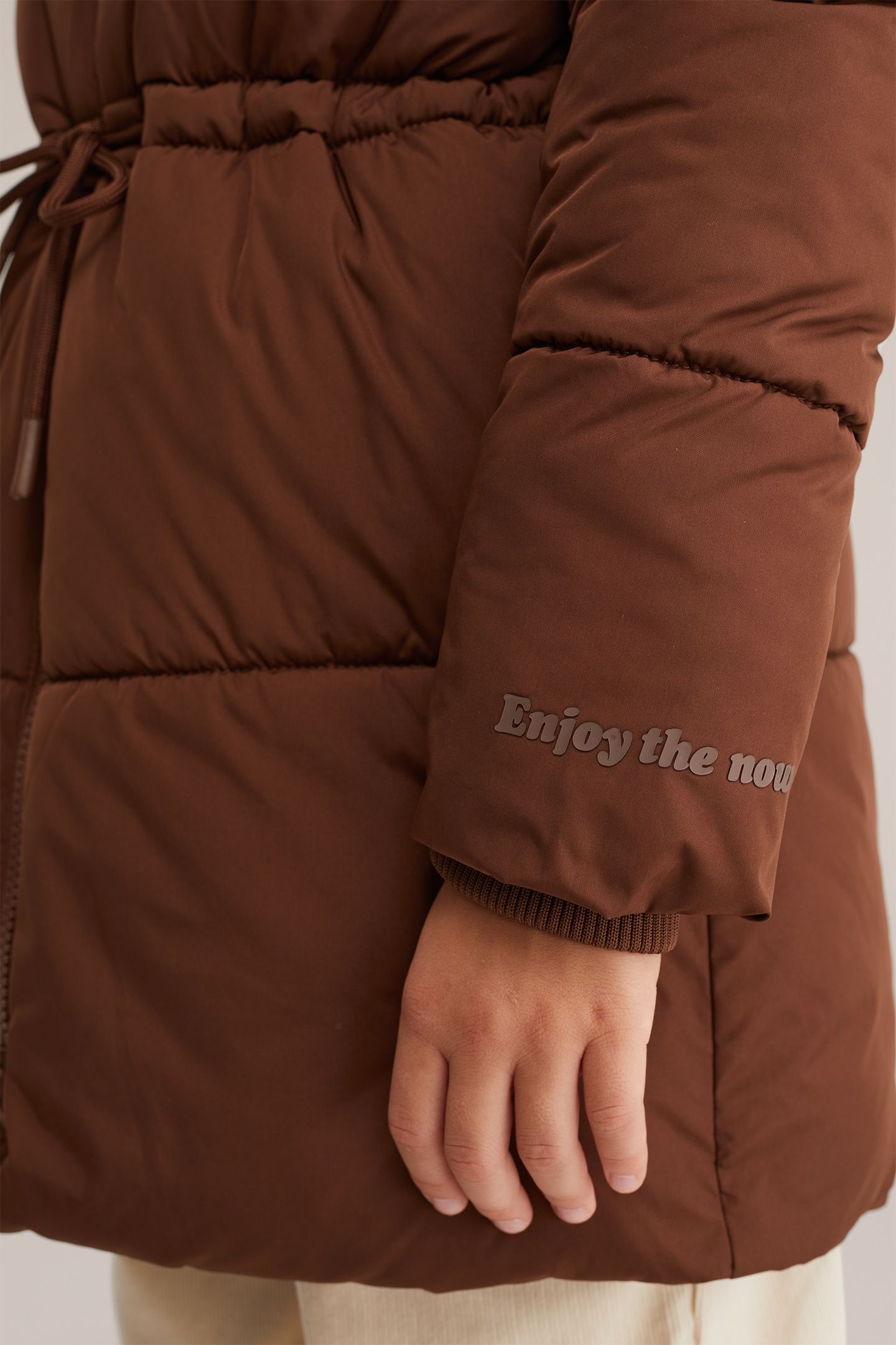JACKET LONG LENGTH BROWN 5