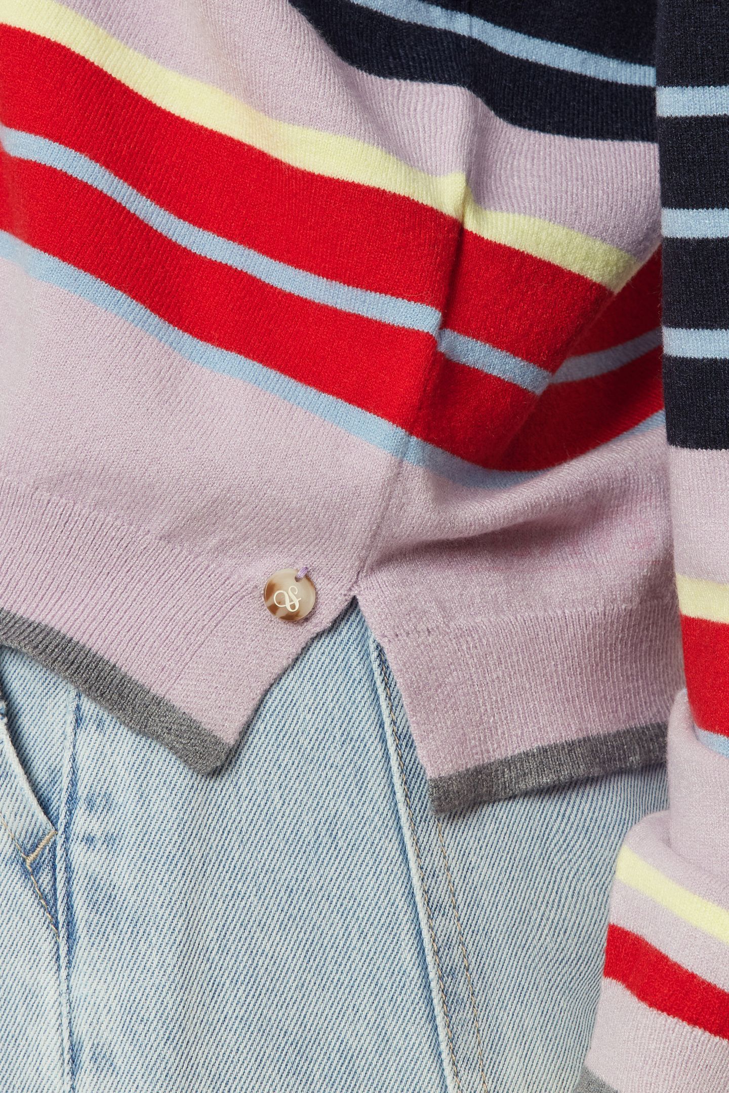 RUGBY PULLOVER IRIS ENGINEERED STRIPE 8