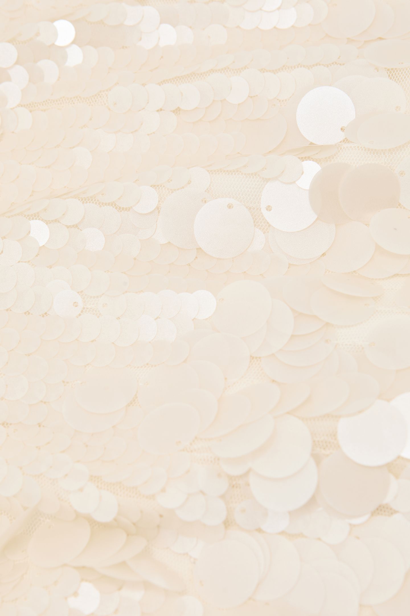 SEQUIN MINI SKIRT CREAM 7