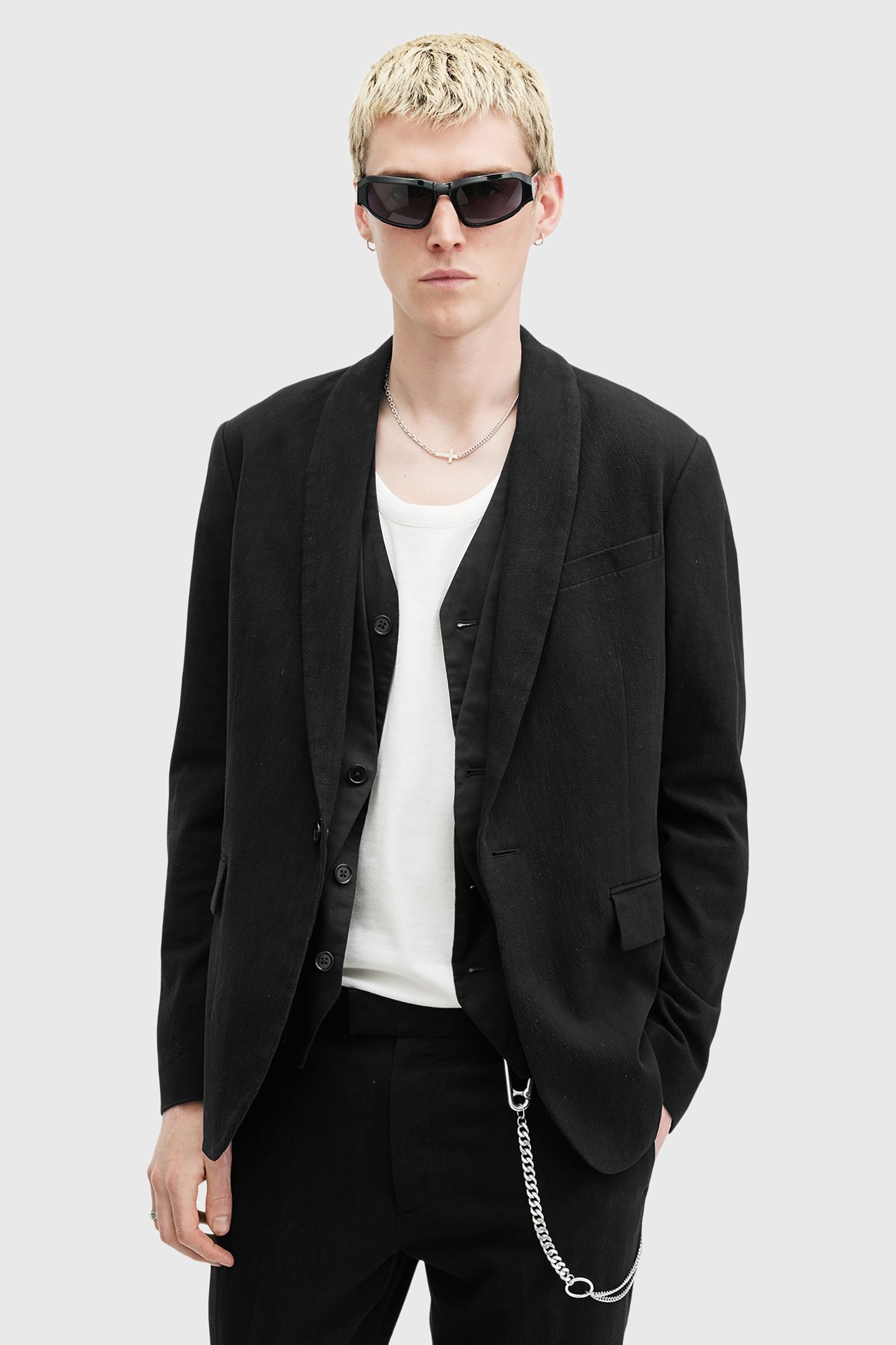 HERON BLAZER BLACK 4
