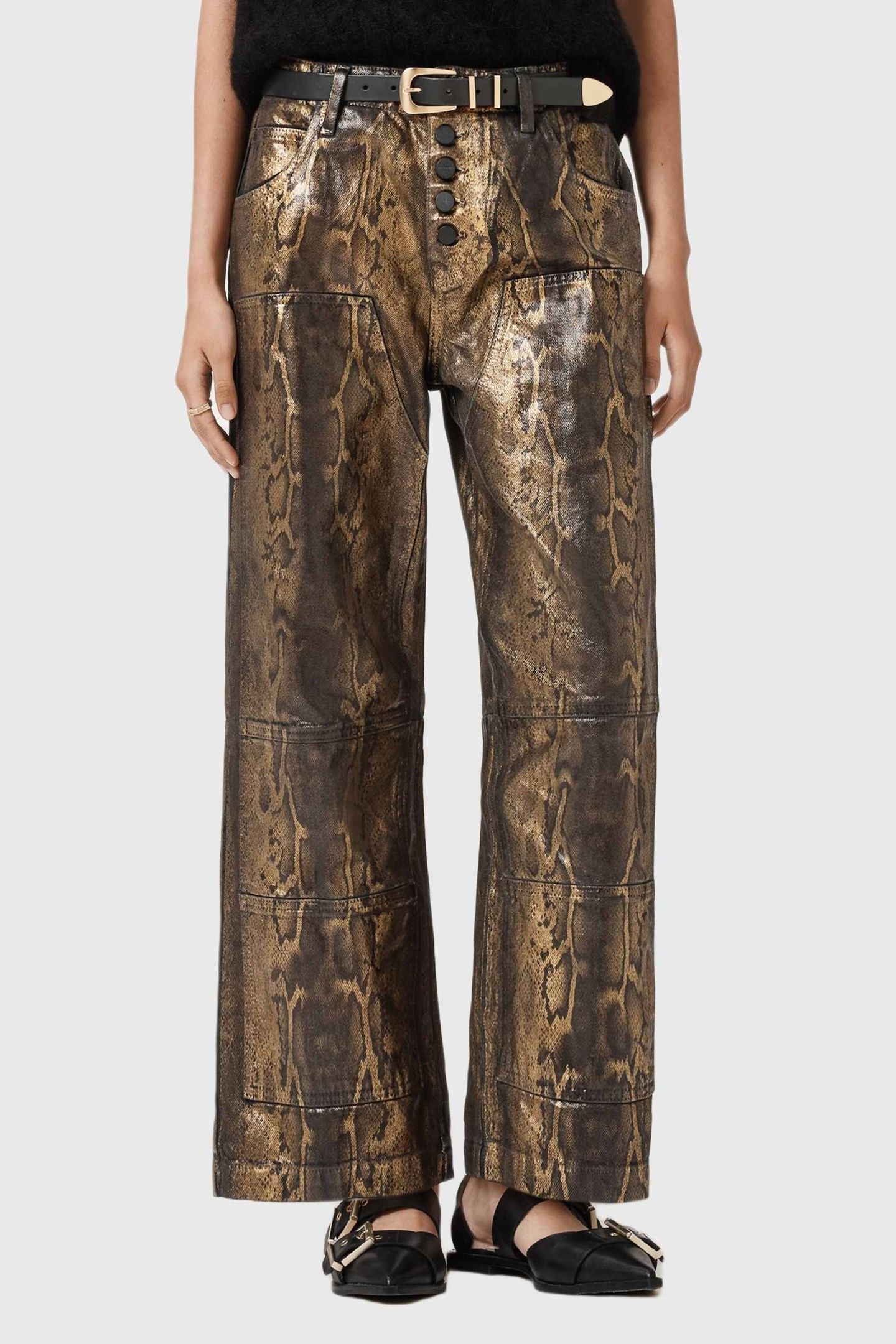 TAY CARPENTER JEAN SNAKE GOLD 1