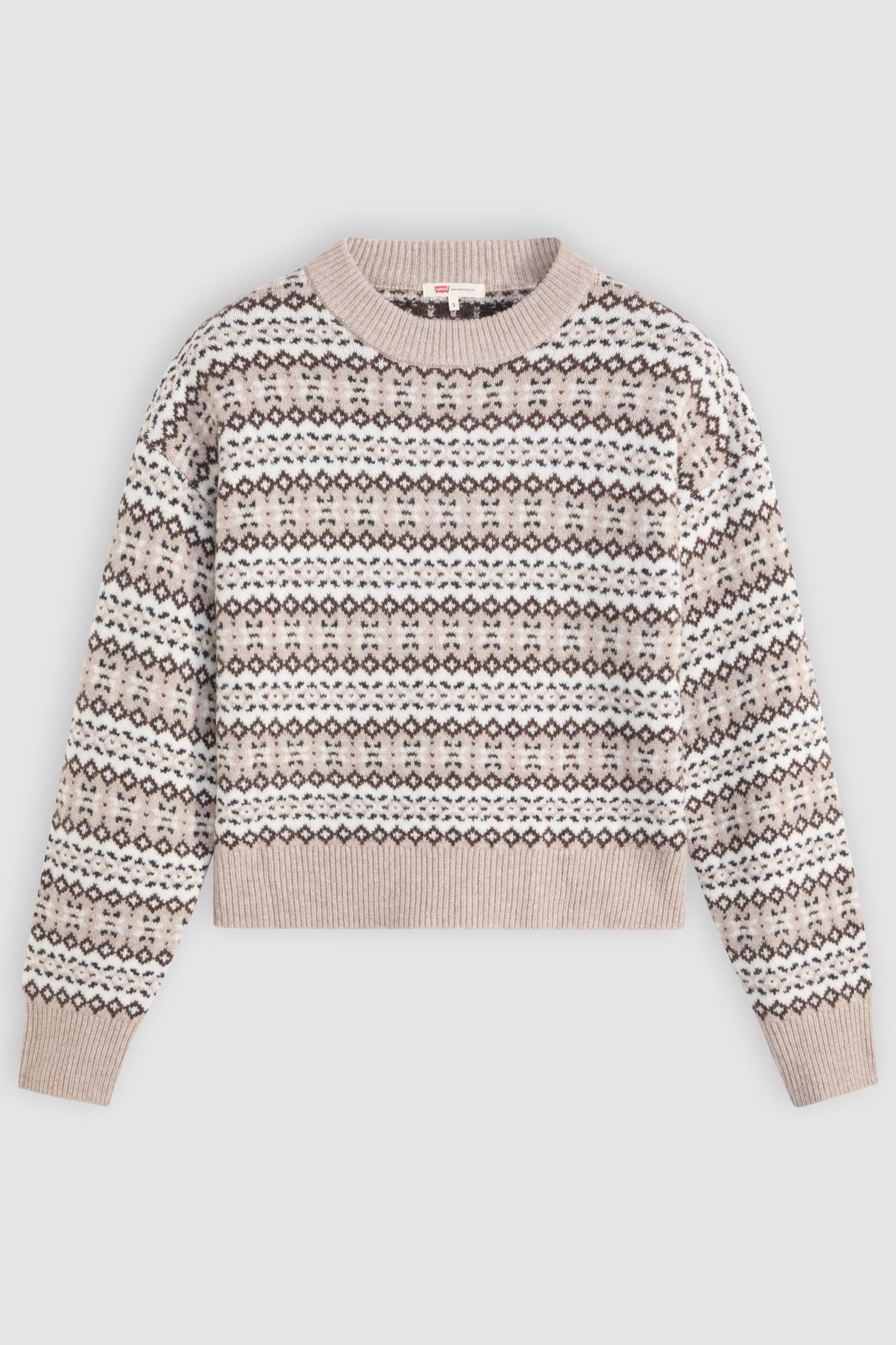 INES FAIRLISLE SWEATER NEUTRAL 4