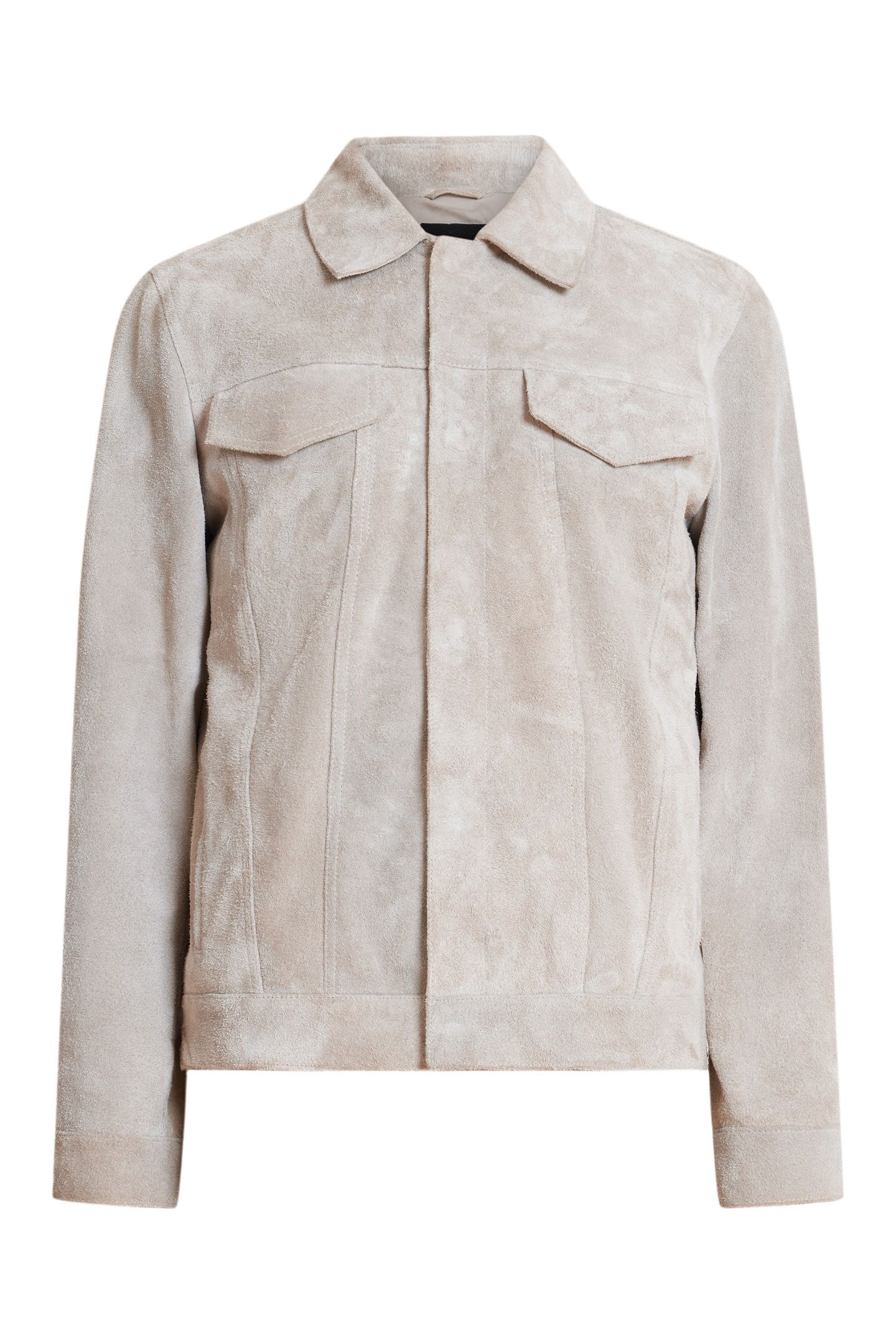HOPPER TRUCKER JACKE OATMEAL WHITE 5