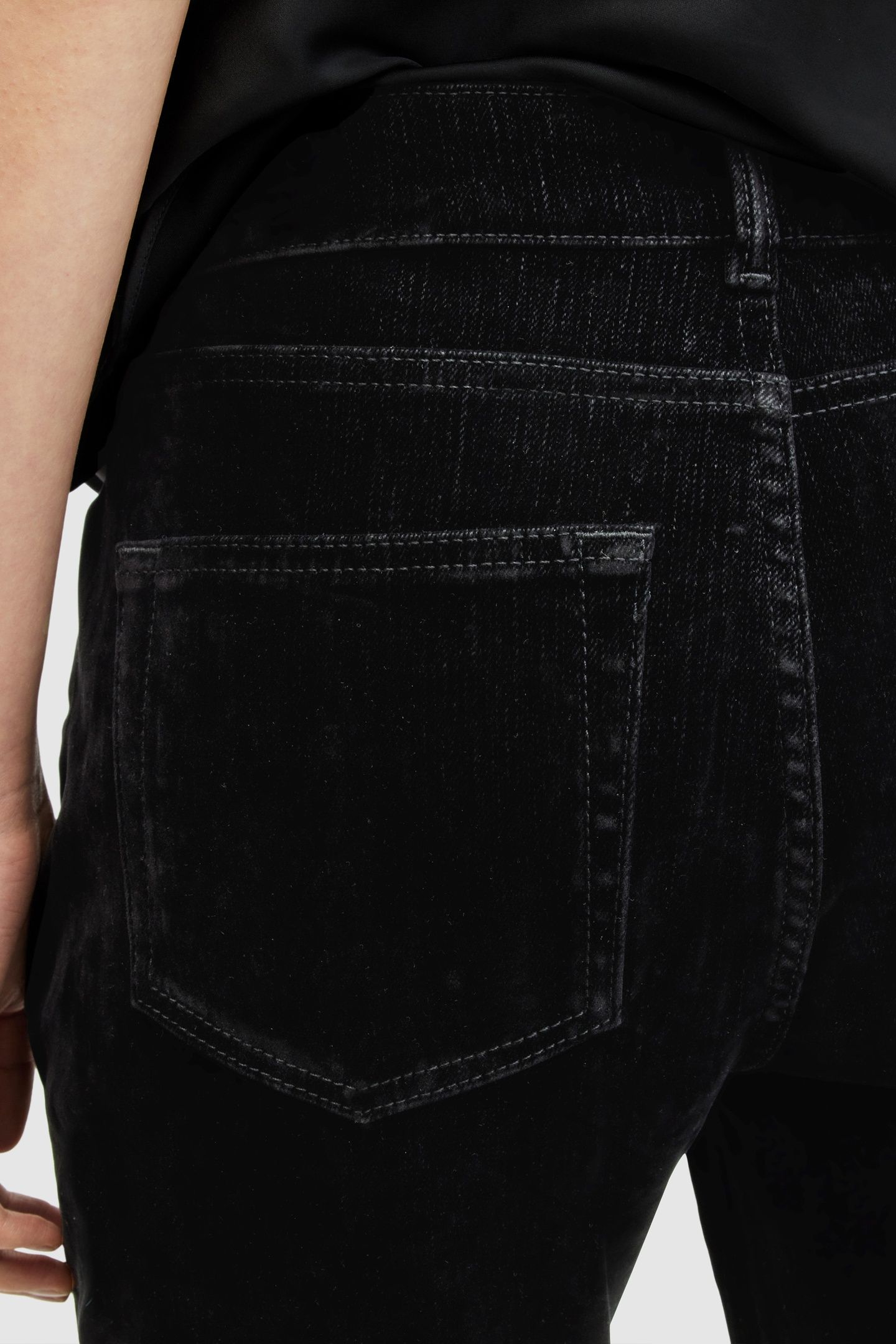 HOLLIS FLOCK BOOTCUT BLACK 6