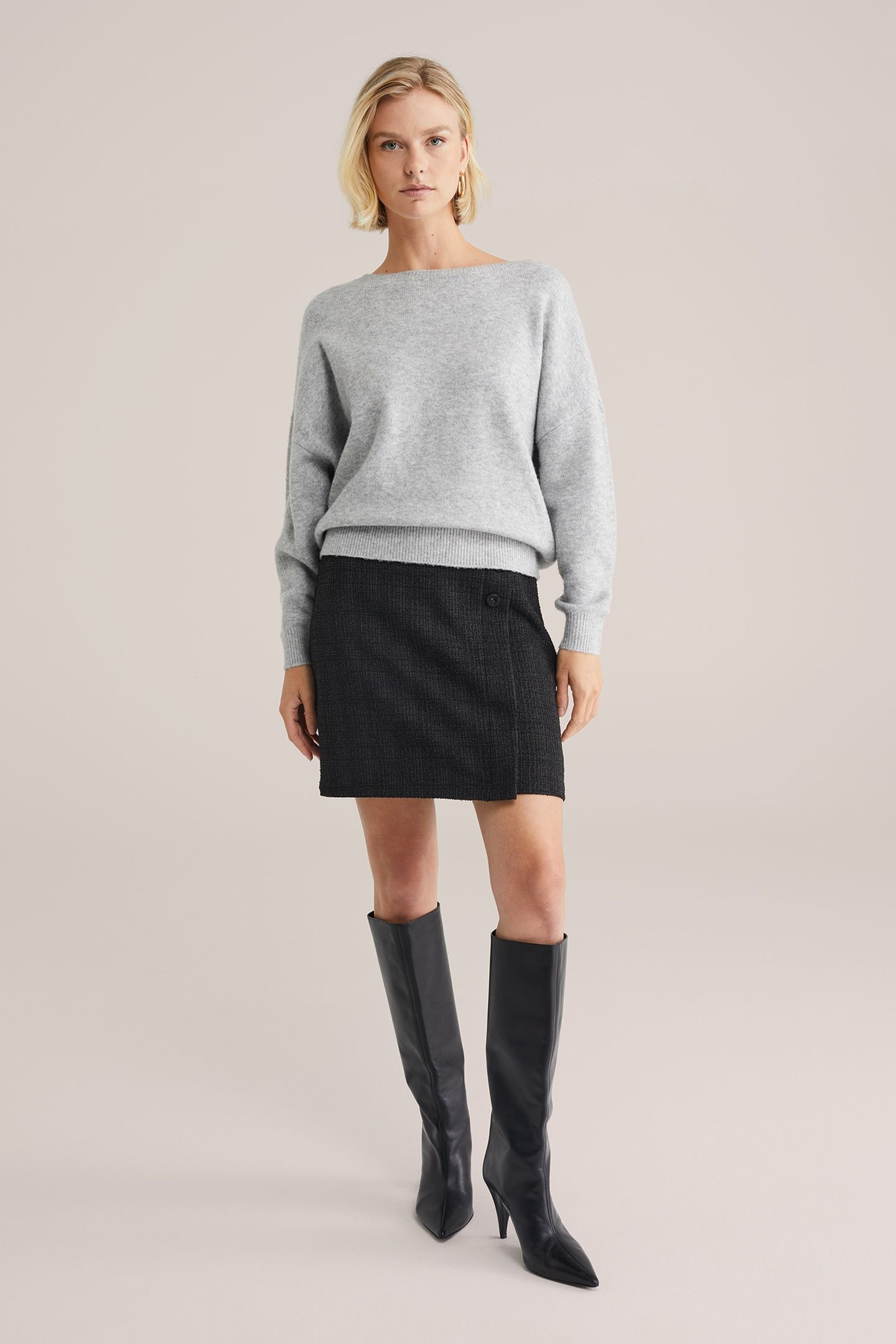SKIRT MINI LENGTH BLACK 3