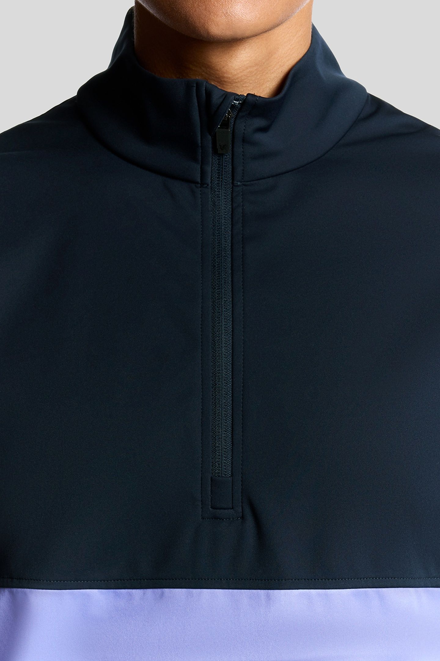 GOLF WINDJAMMER SHIRT MOONLIGHT/DARK NAVY 5
